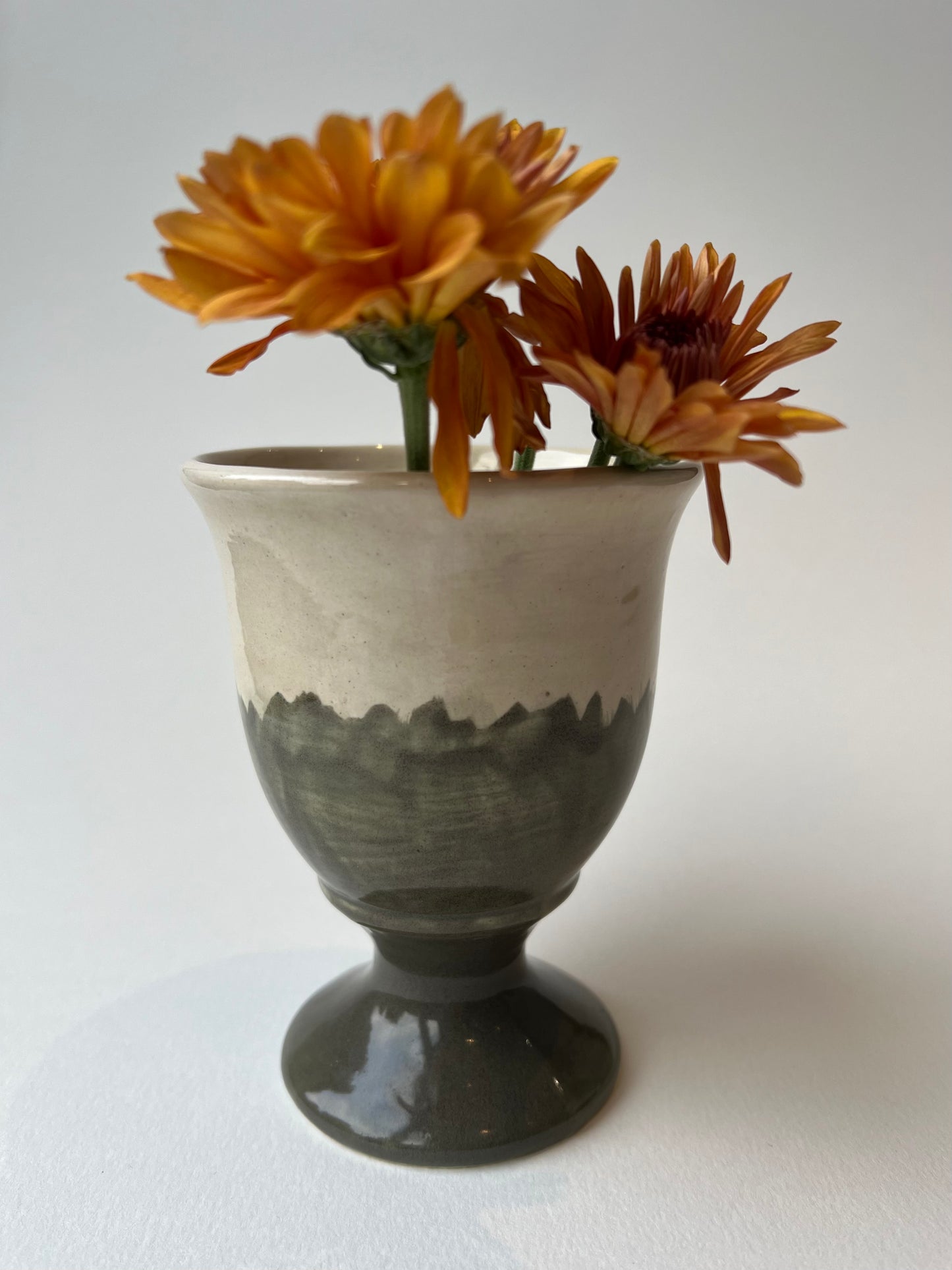 Handmade 1979 ceramic goblets