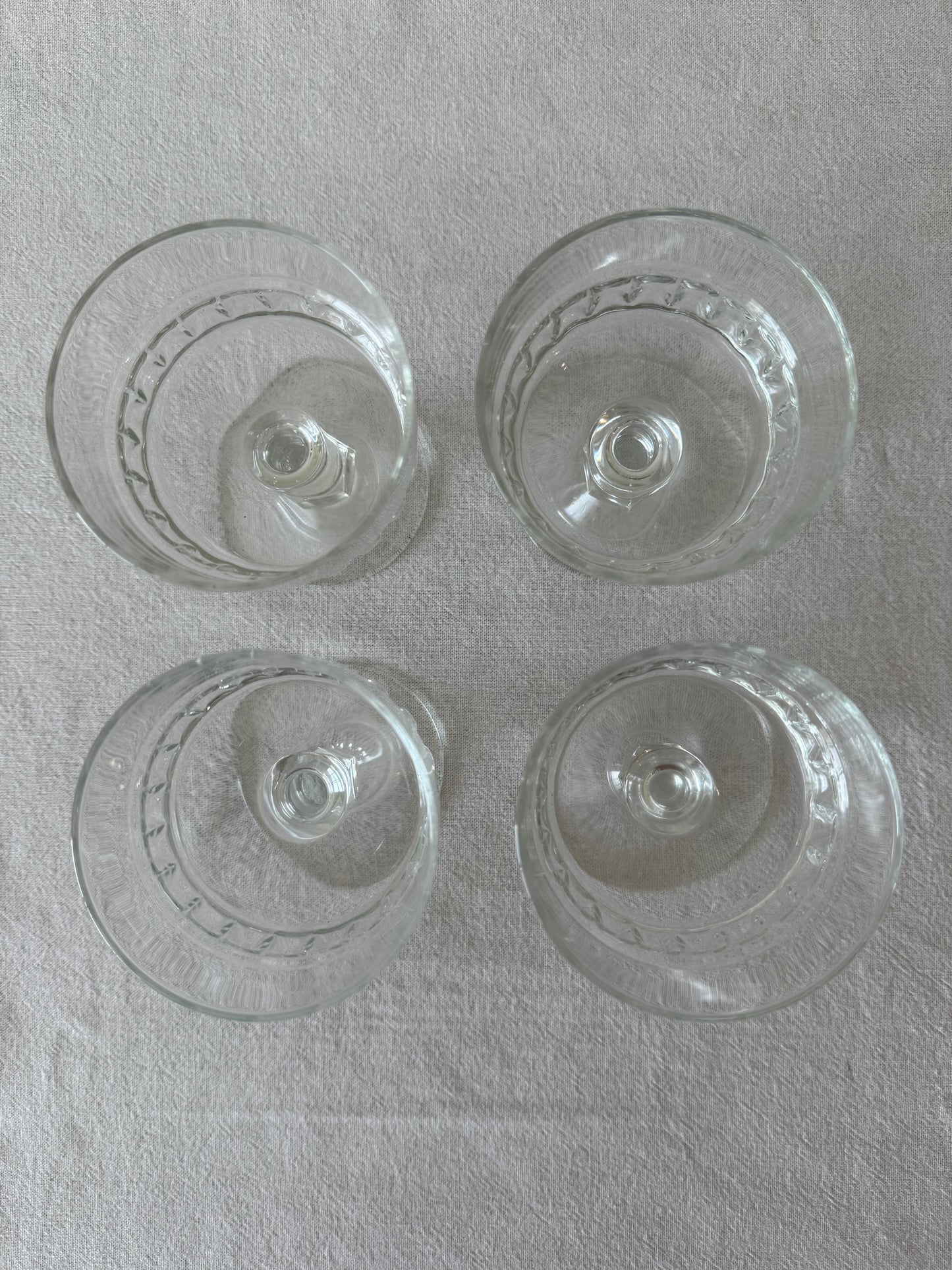 70's glass dishes