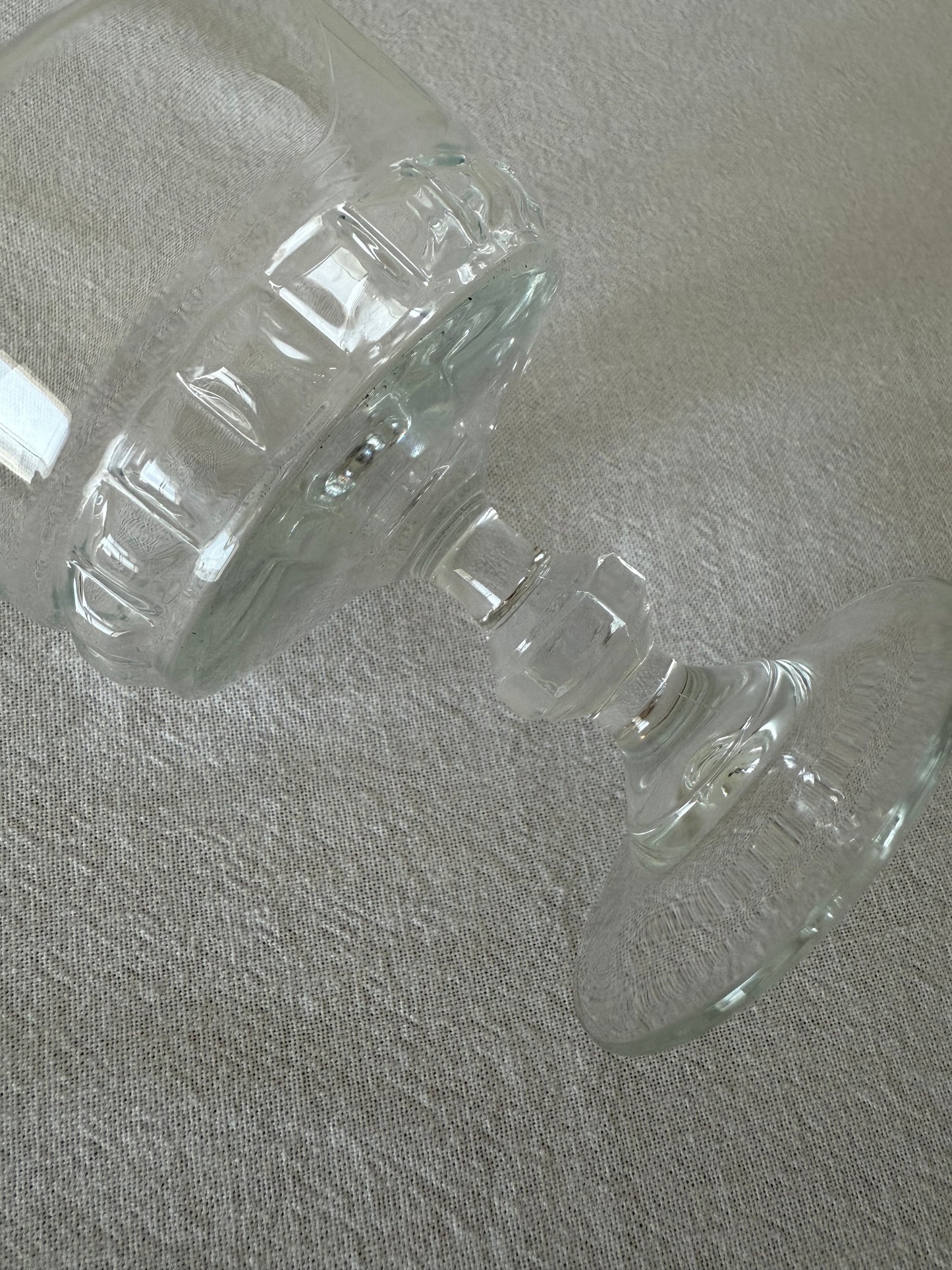 70's glass dishes set of 4