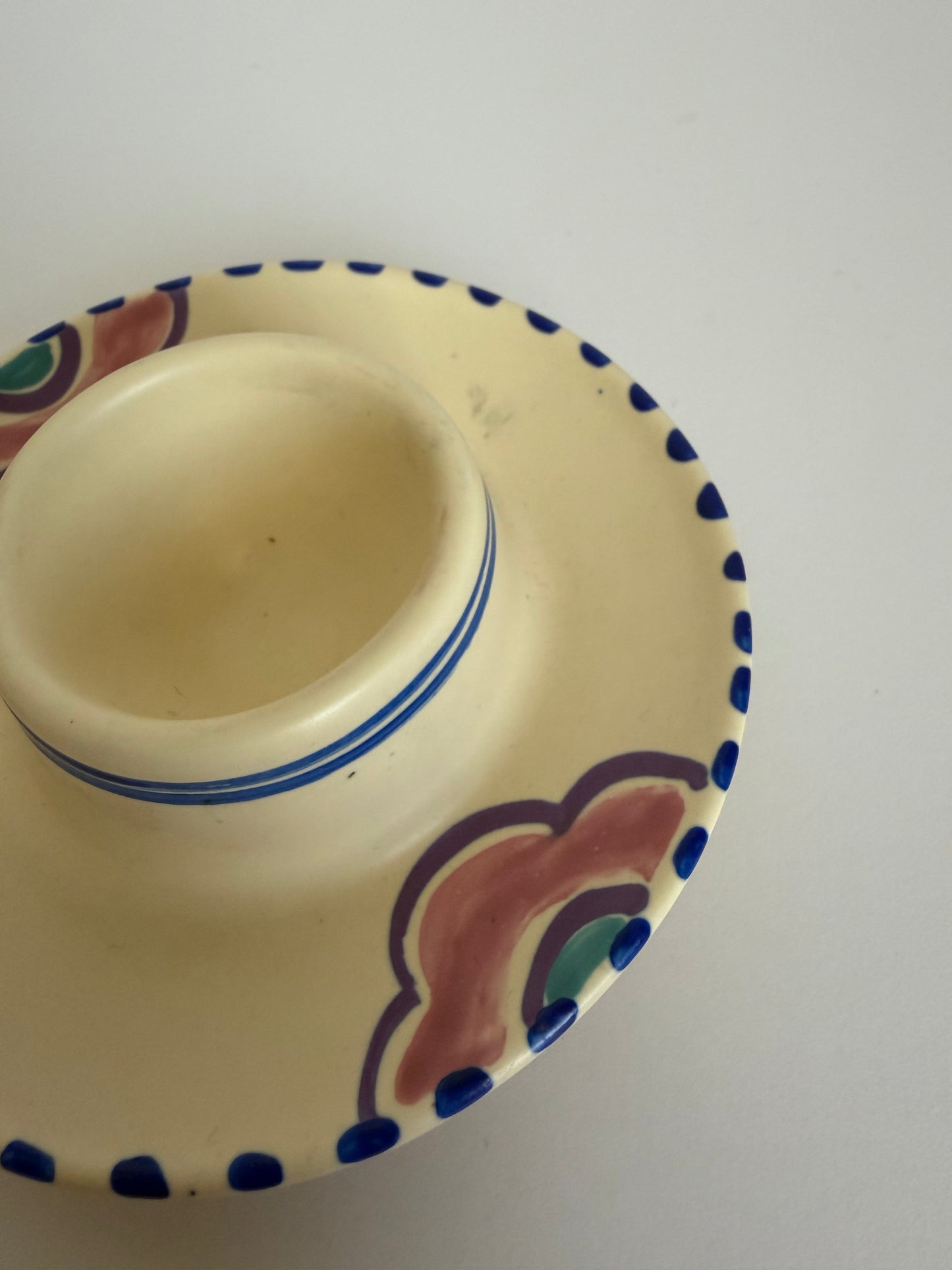 Honiton pottery egg cup