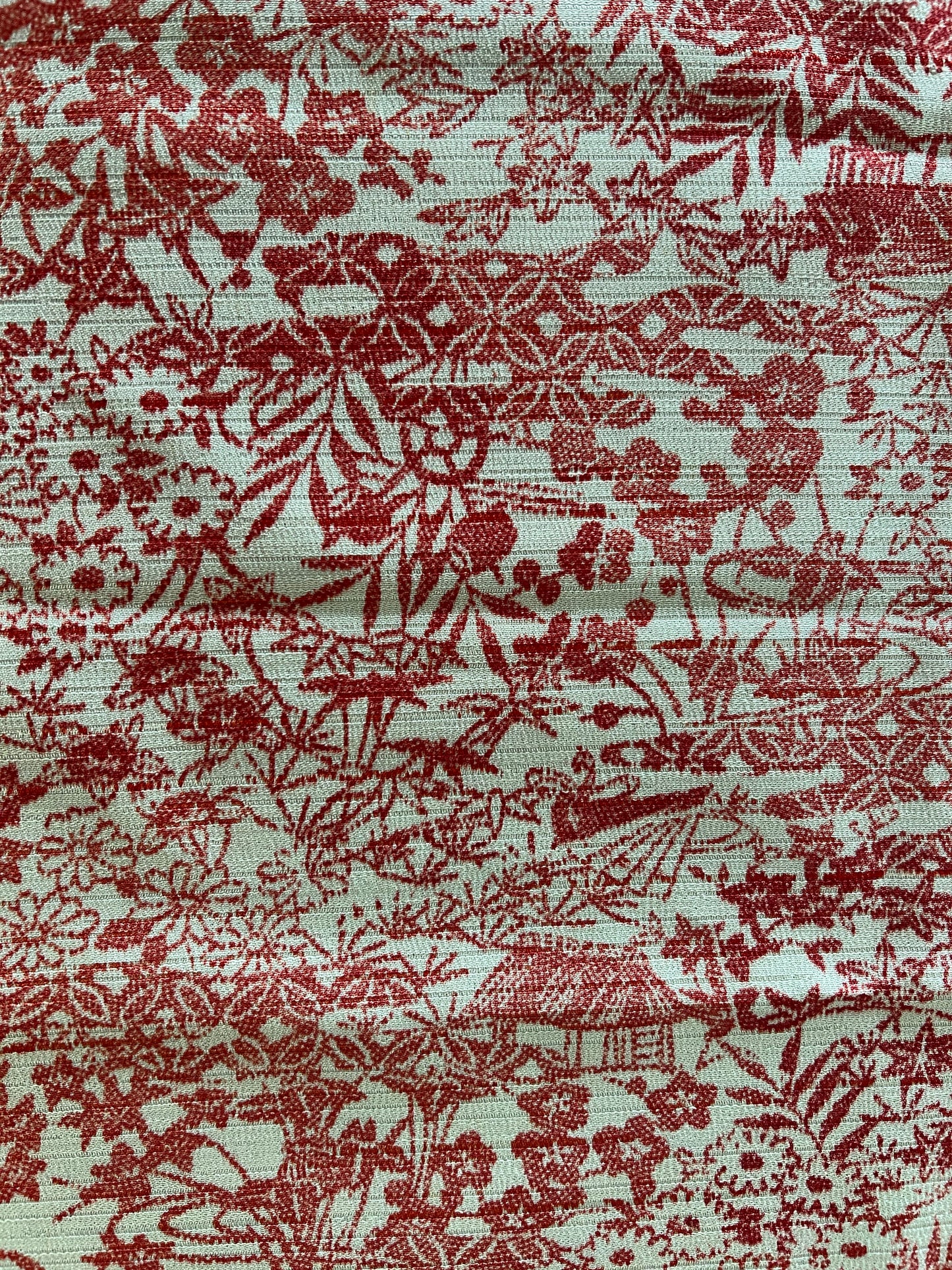 Japanese silk vintage kimono fabric