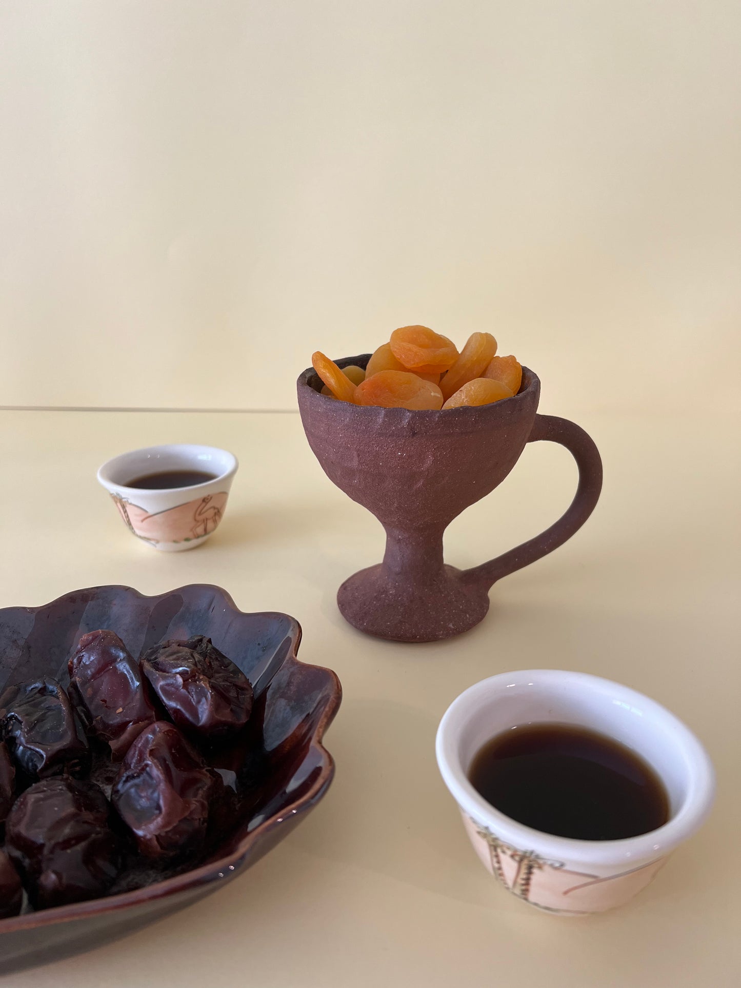 Clay brown vase