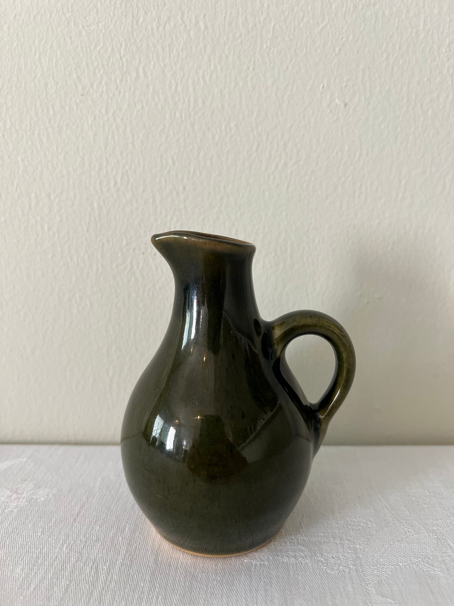 Lotus pottery jug