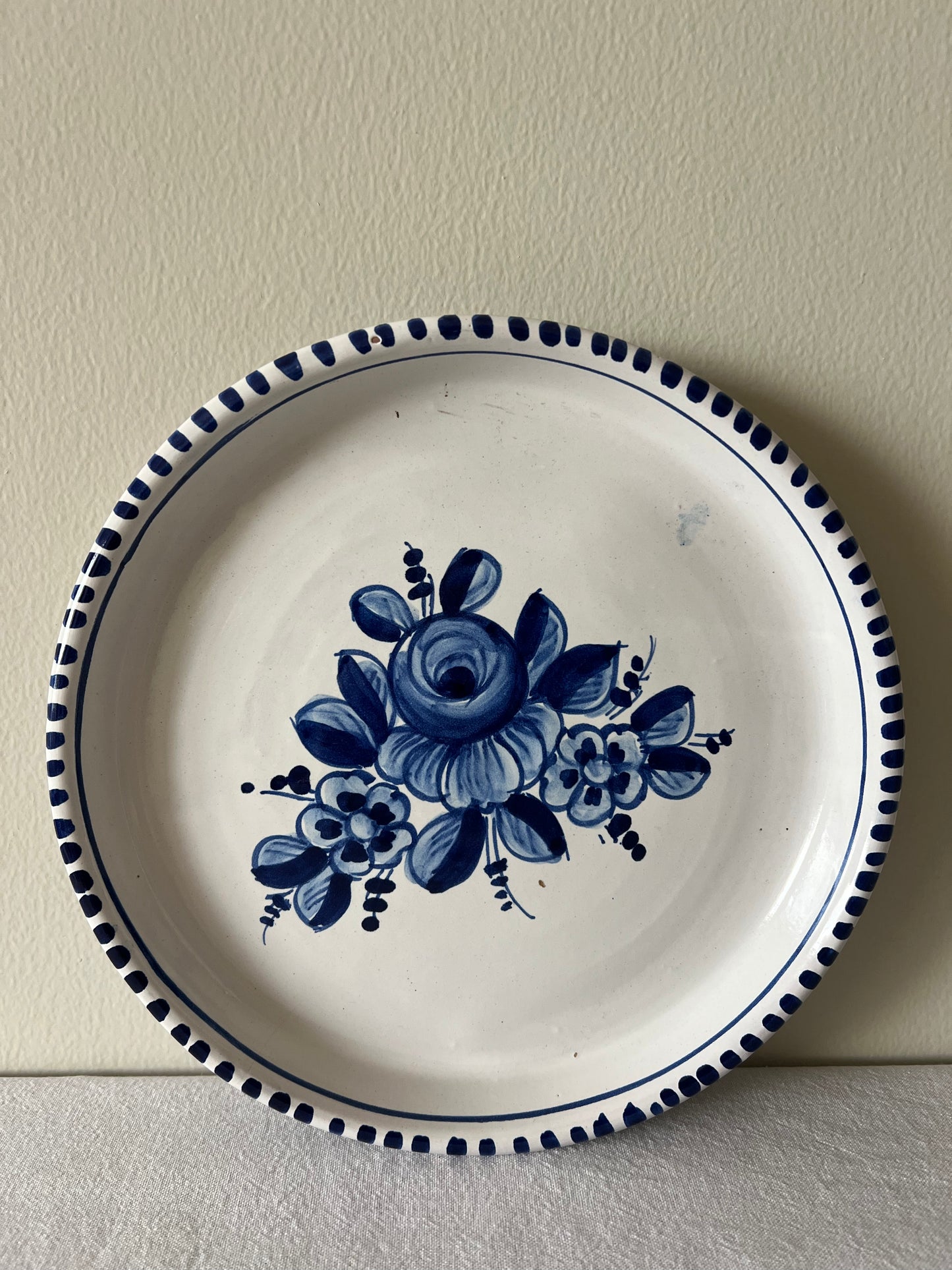 Hand painted Italian plate