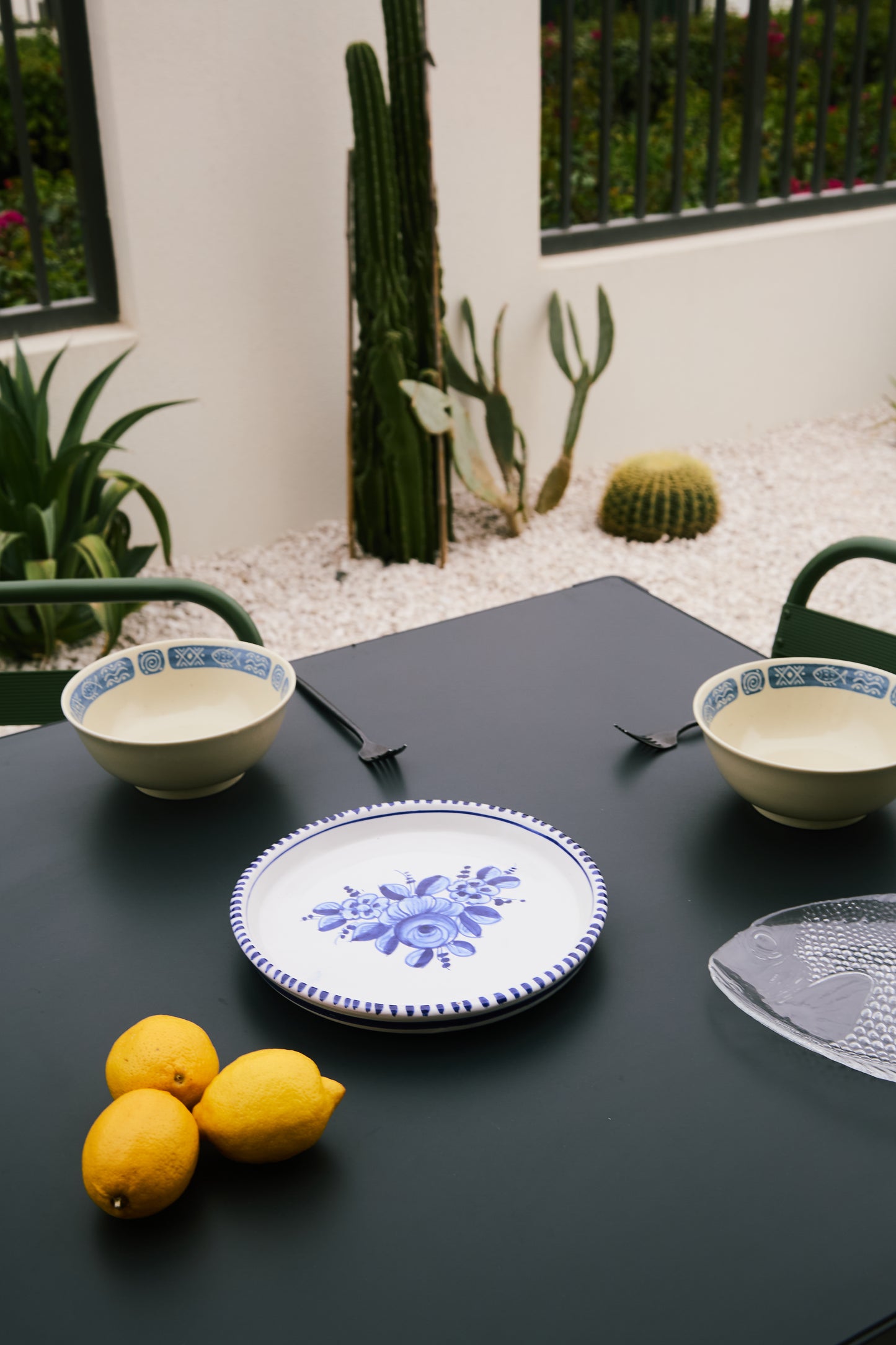 Hand painted Italian plate