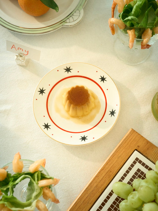 Fine Bone China star plates