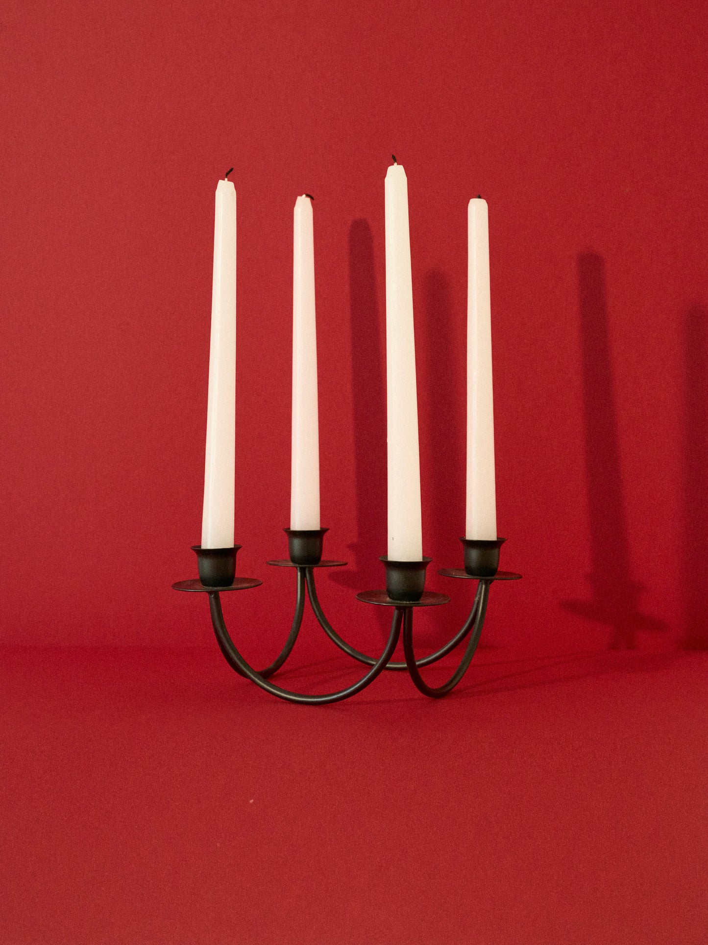 Wrought iron candelabra