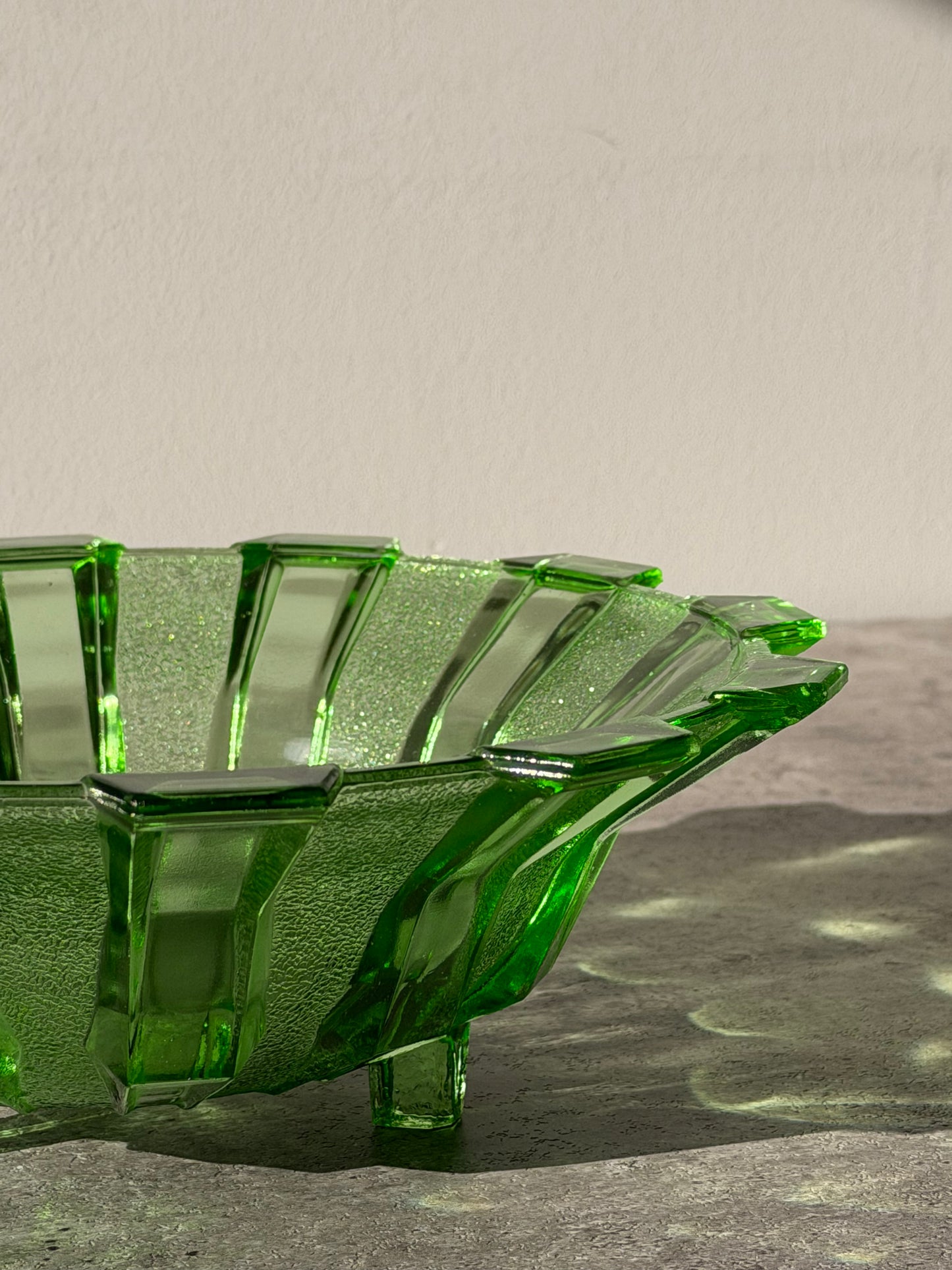 Stolzle art deco bowl