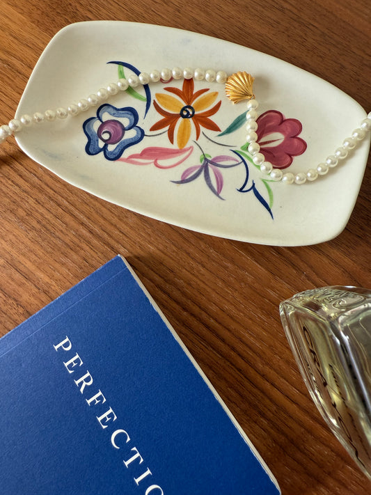 Poole pottery floral dish