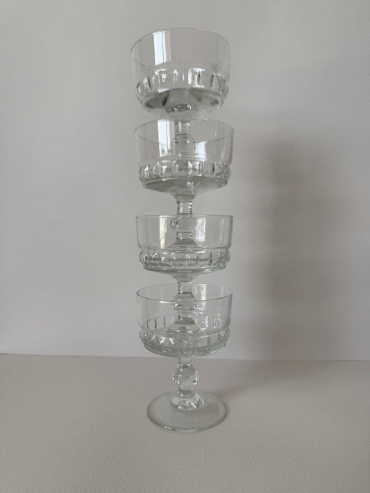 70's glass dishes