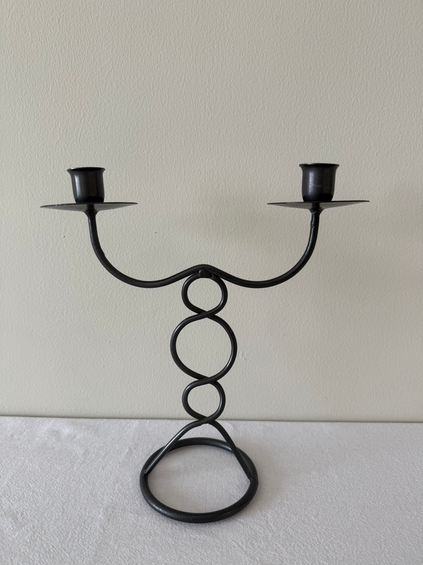 Candle stick holder duo