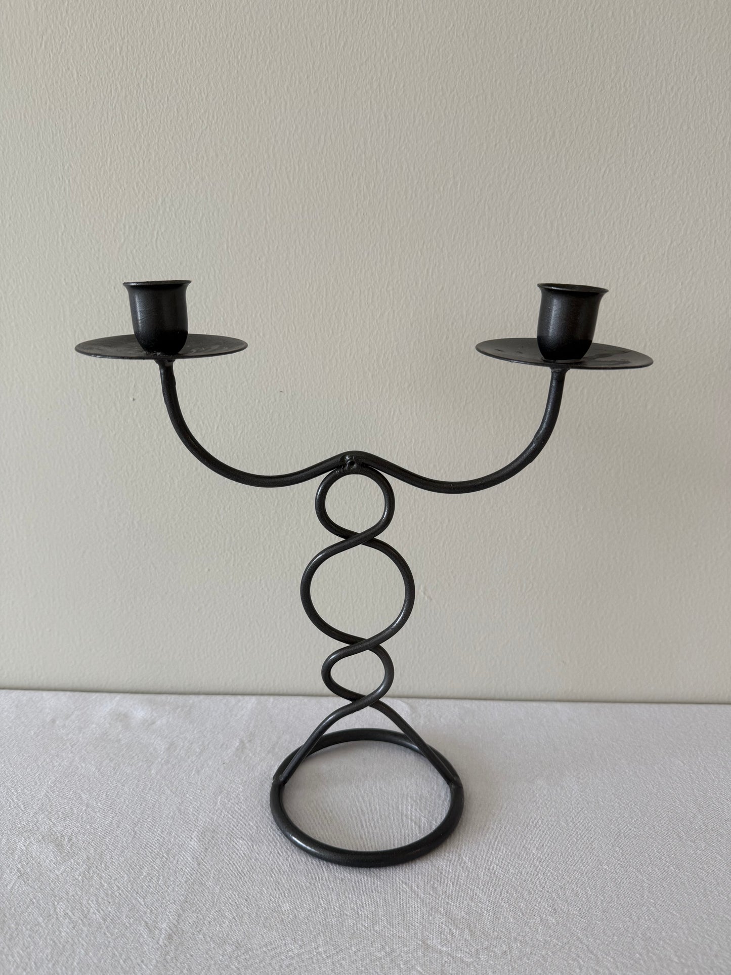 Candle stick holder duo