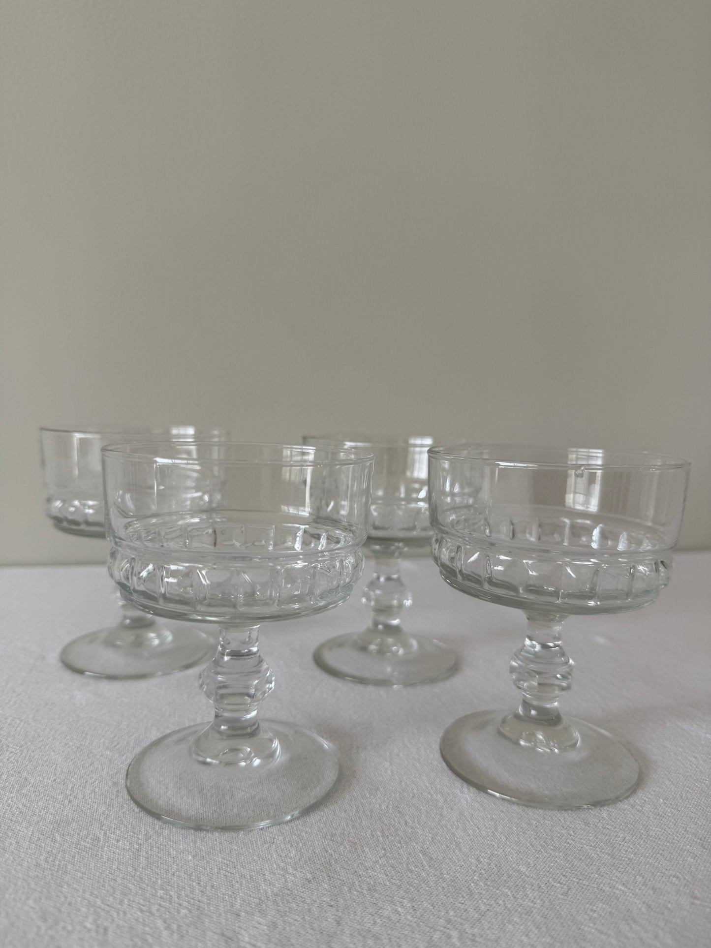 70's glass dishes