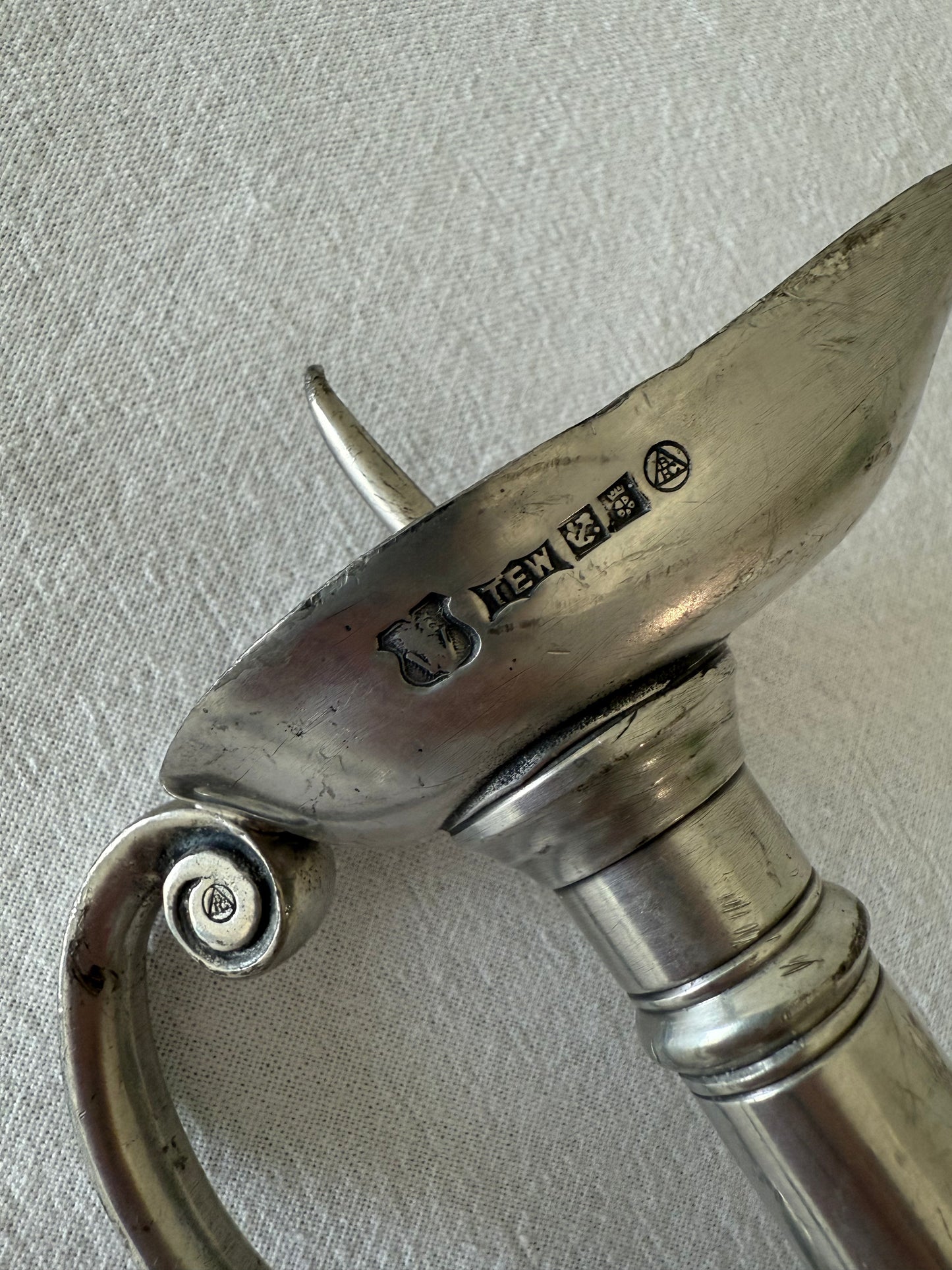 Pewter decorative candle holder