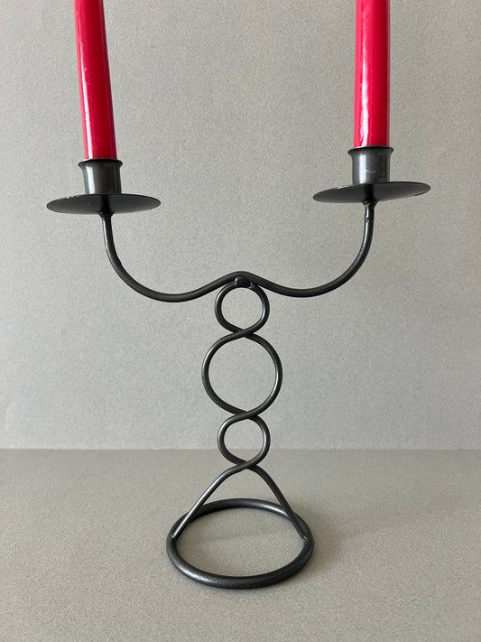 Candle stick holder duo