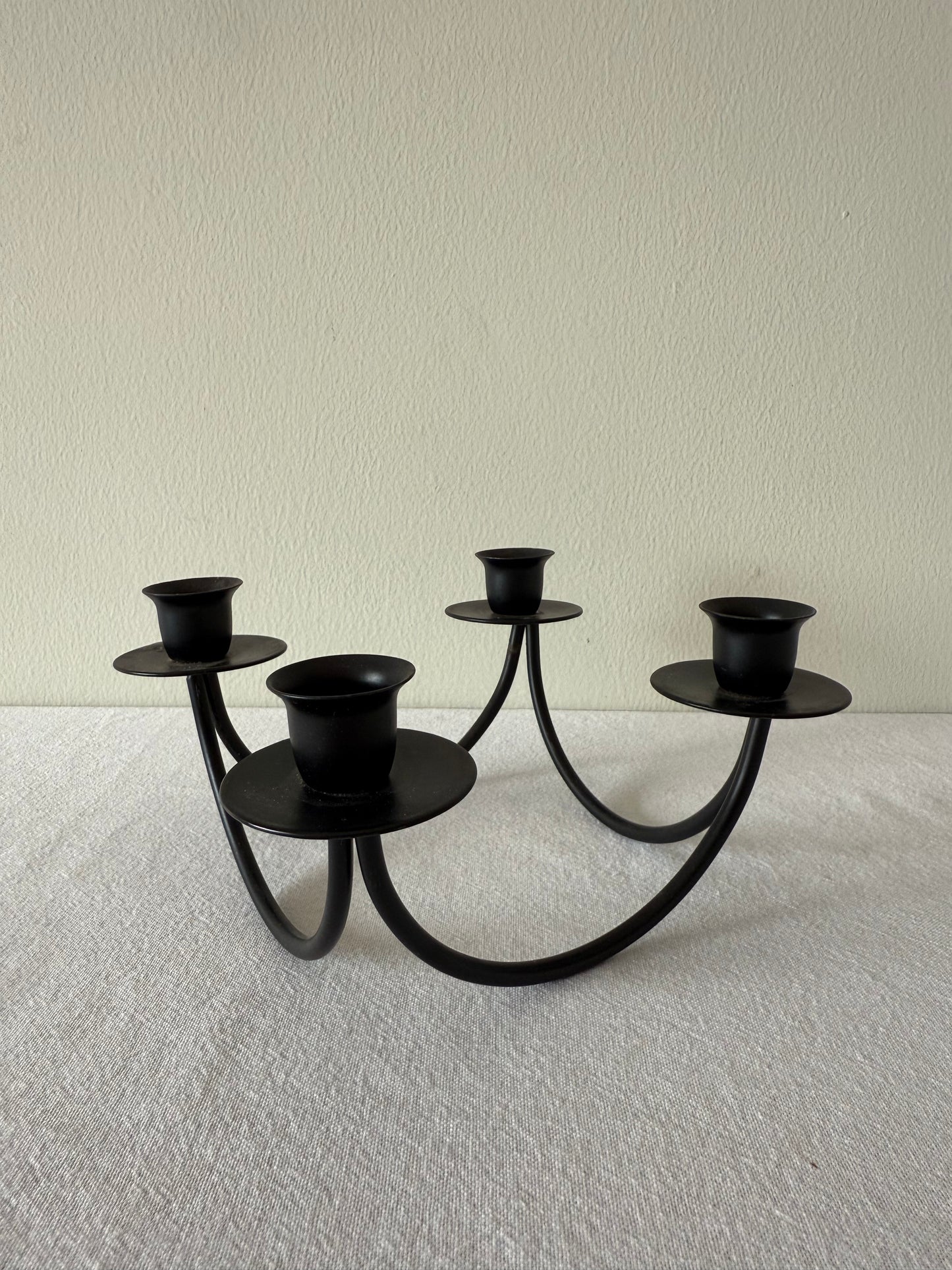 Wrought iron candelabra