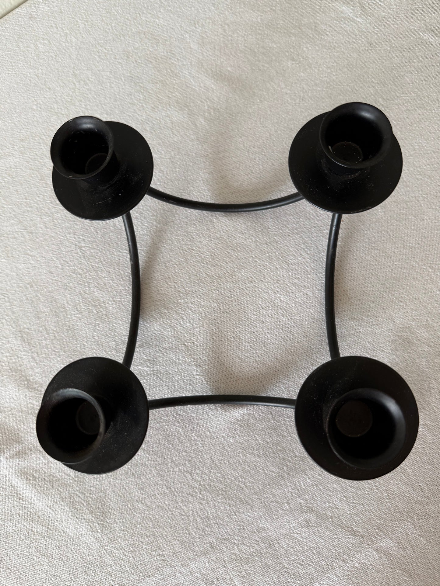 Wrought iron candelabra