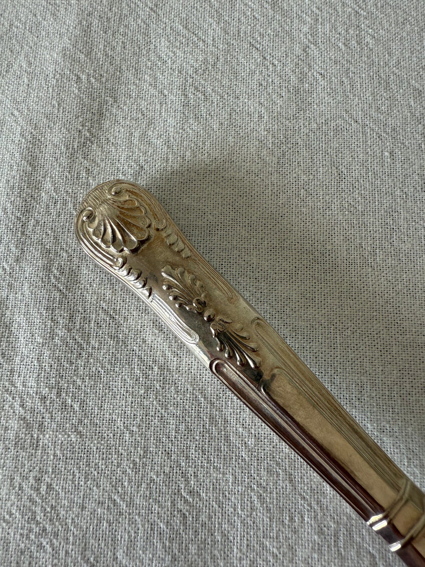 80's silver plated cake server