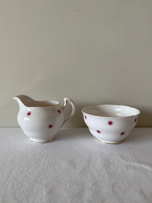 Bone china jug and bowl