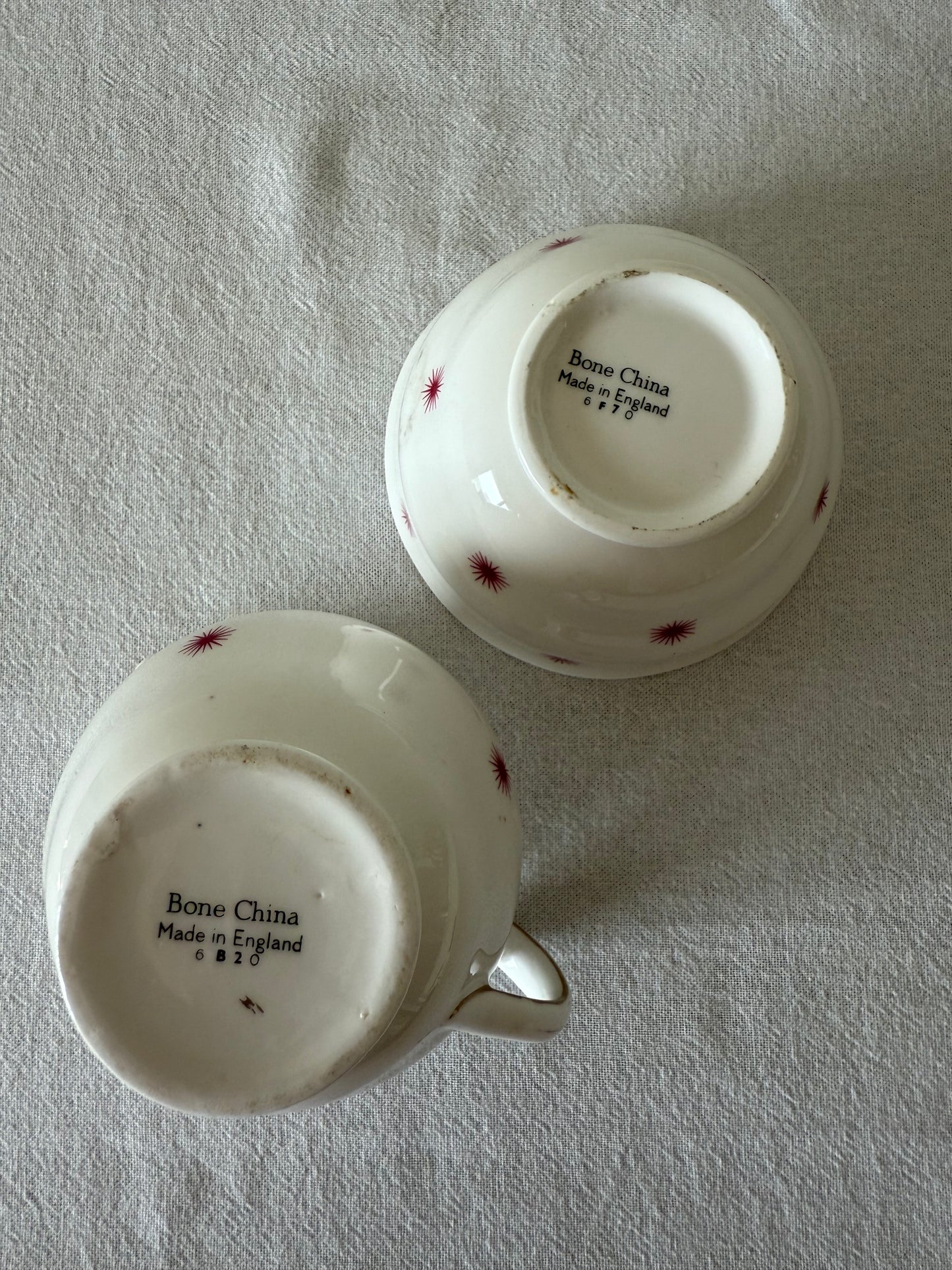 Bone china jug and bowl