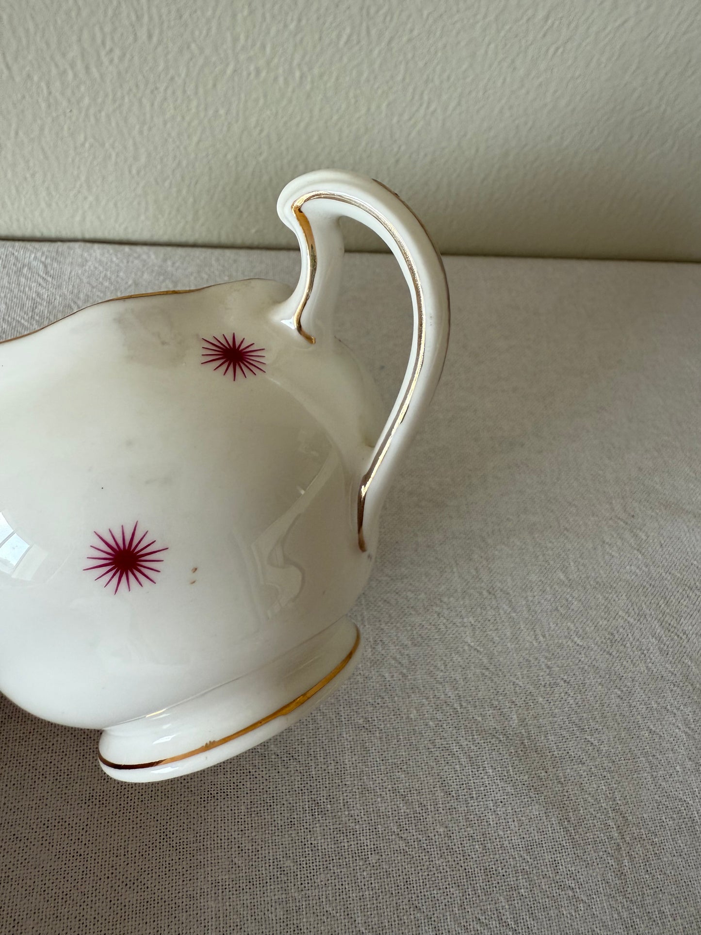 Bone china jug and bowl