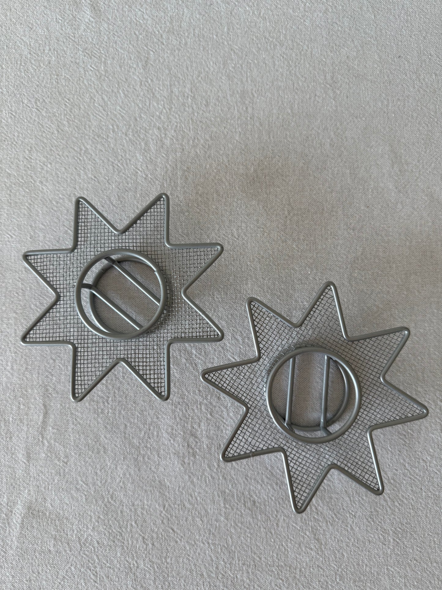 star tea light holders