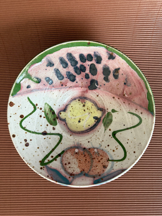 Abstract lemon bowl