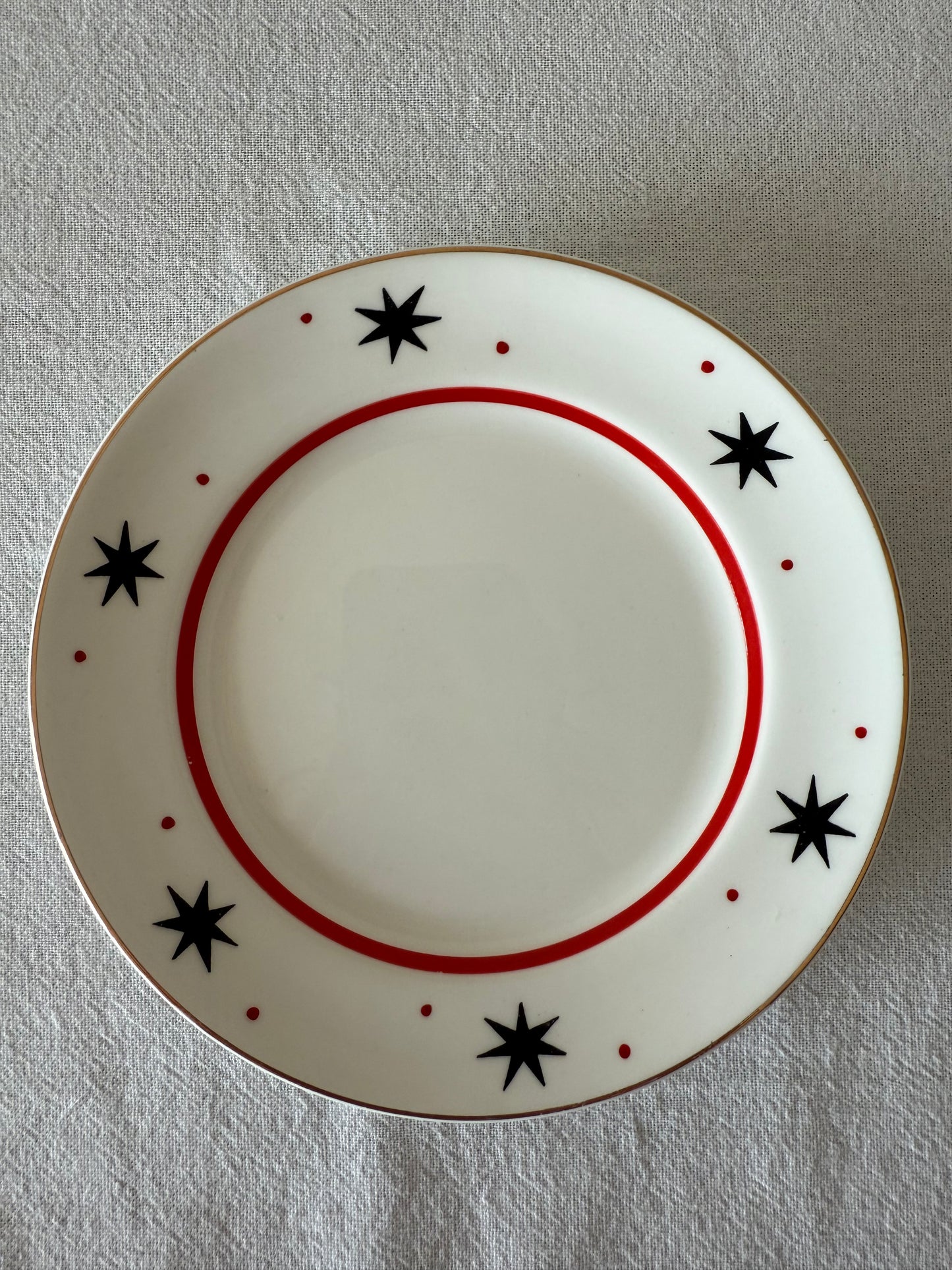 Fine Bone China star plates