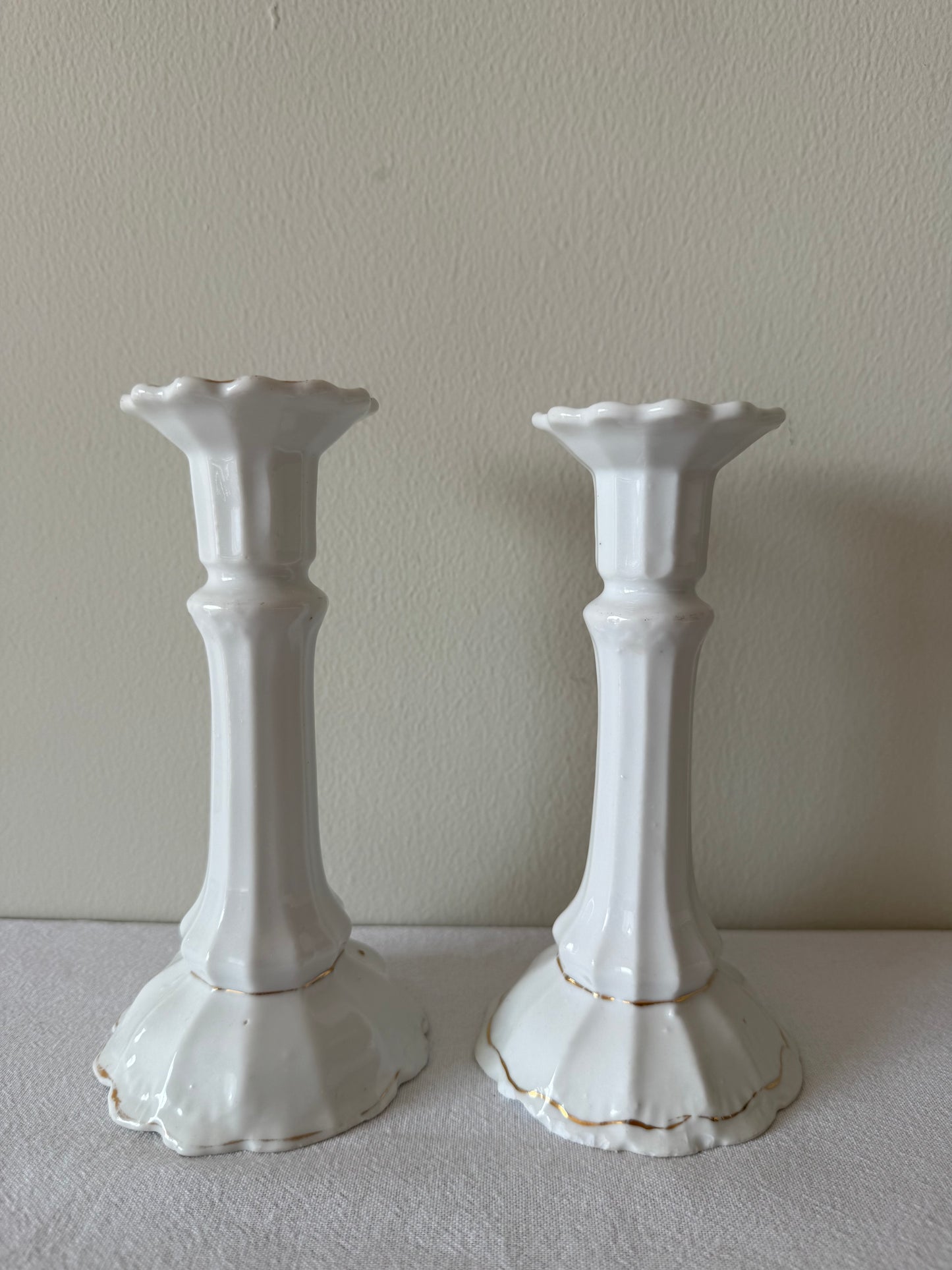 Art deco candle holders