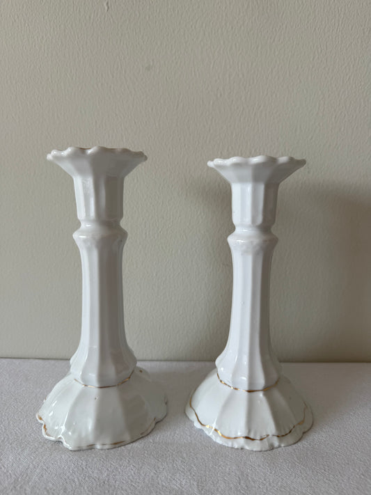 Art deco candle holders