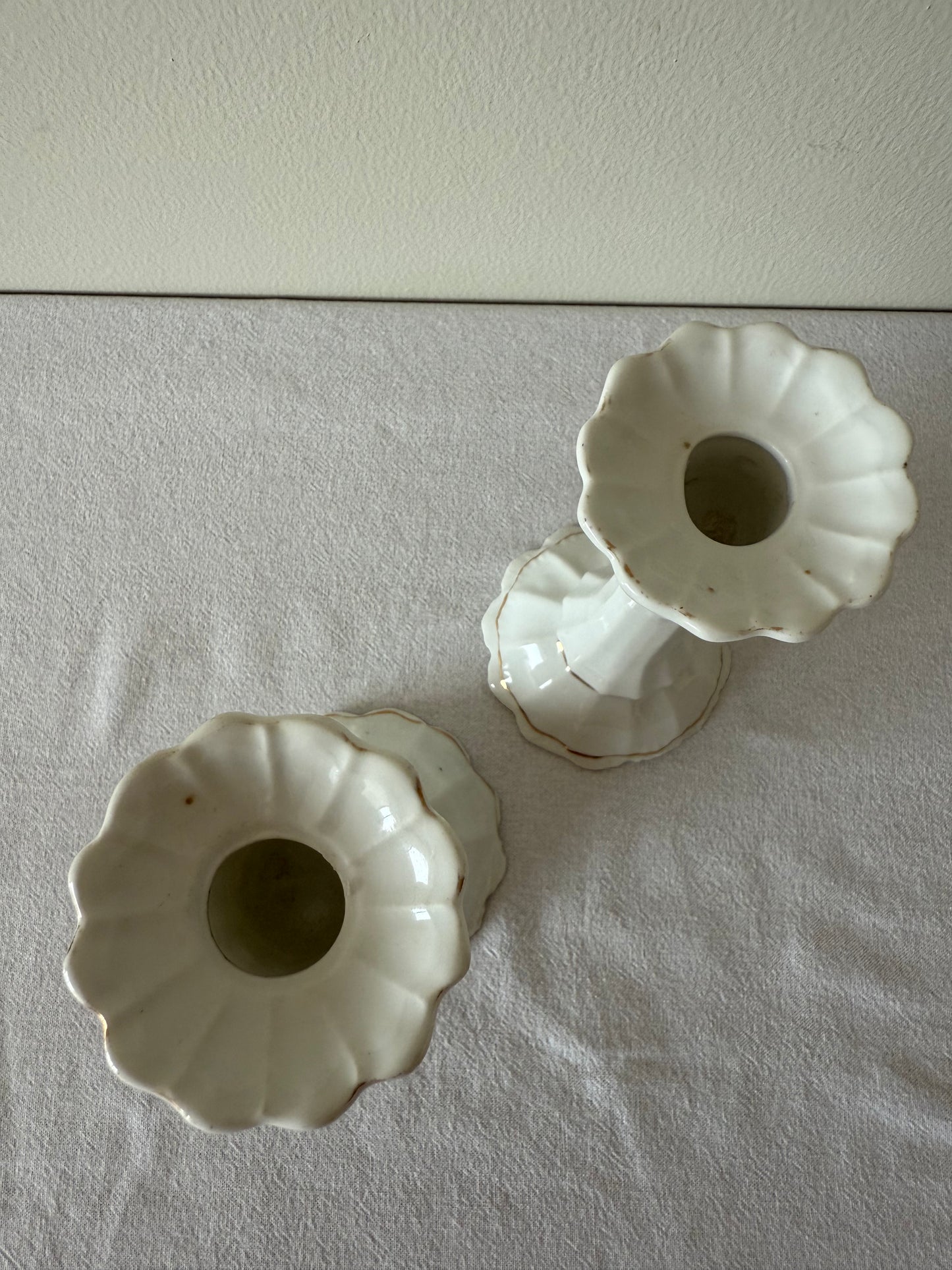 Art deco candle holders