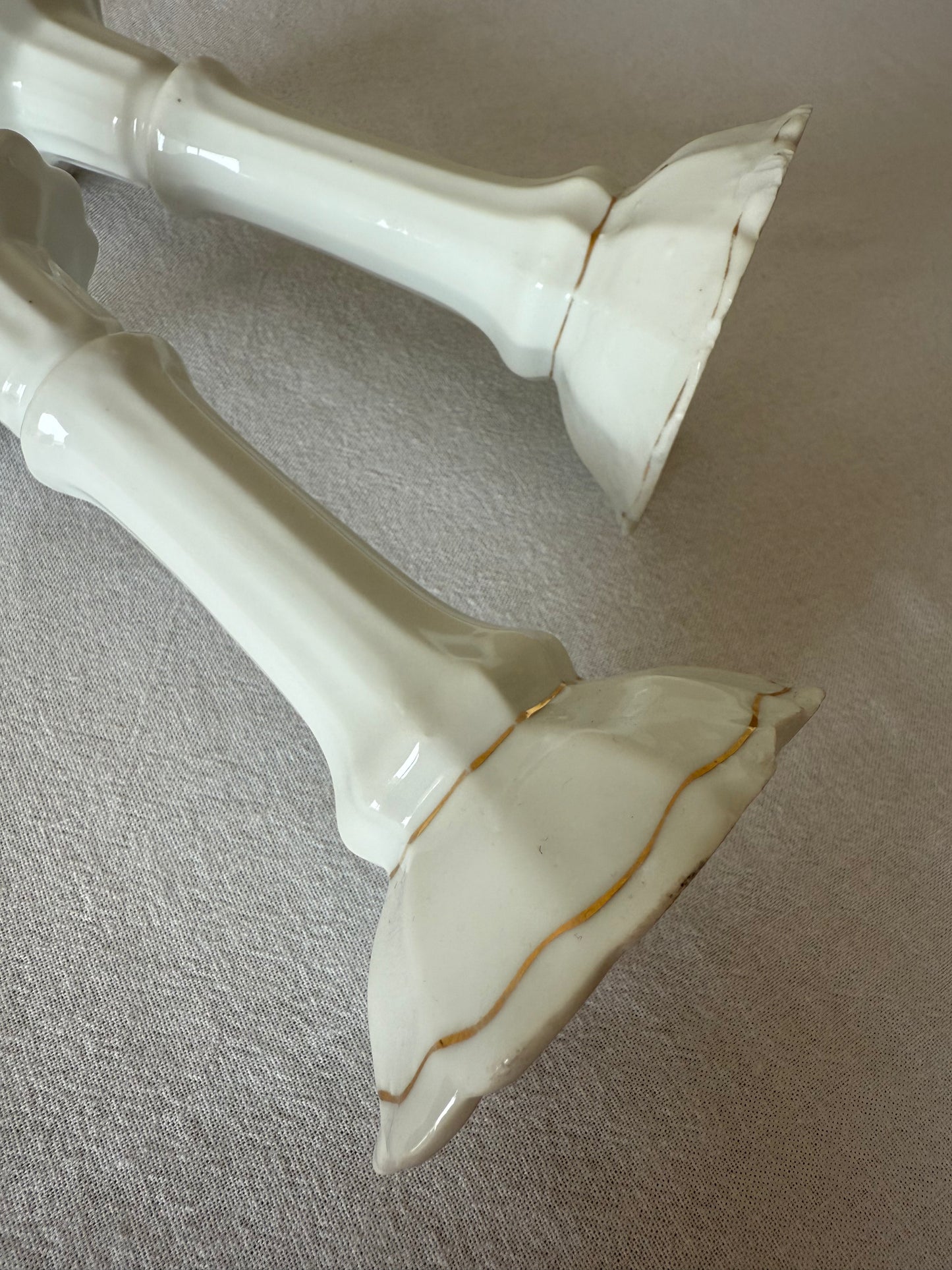 Art deco candle holders