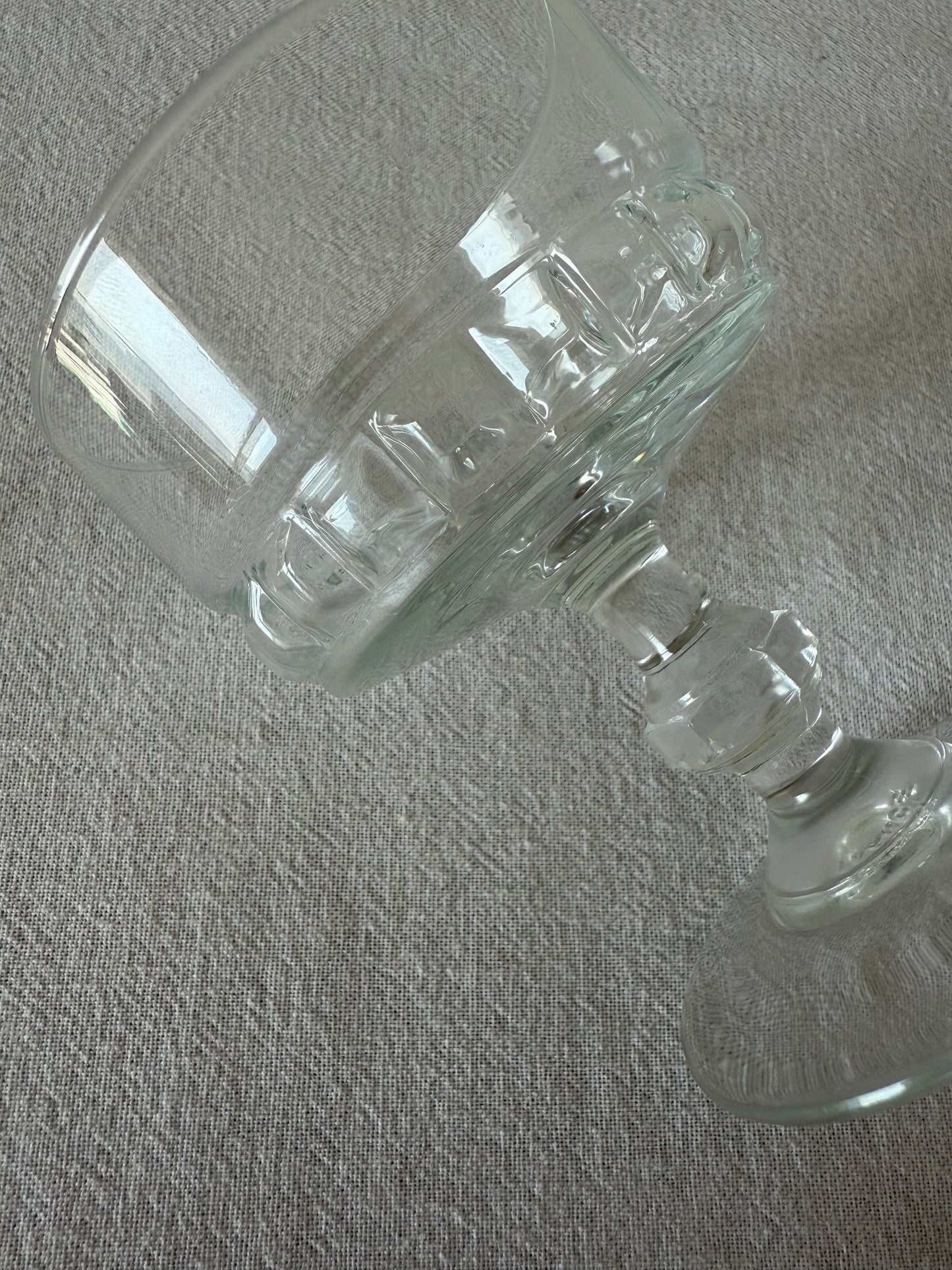 70's glass dishes set of 6