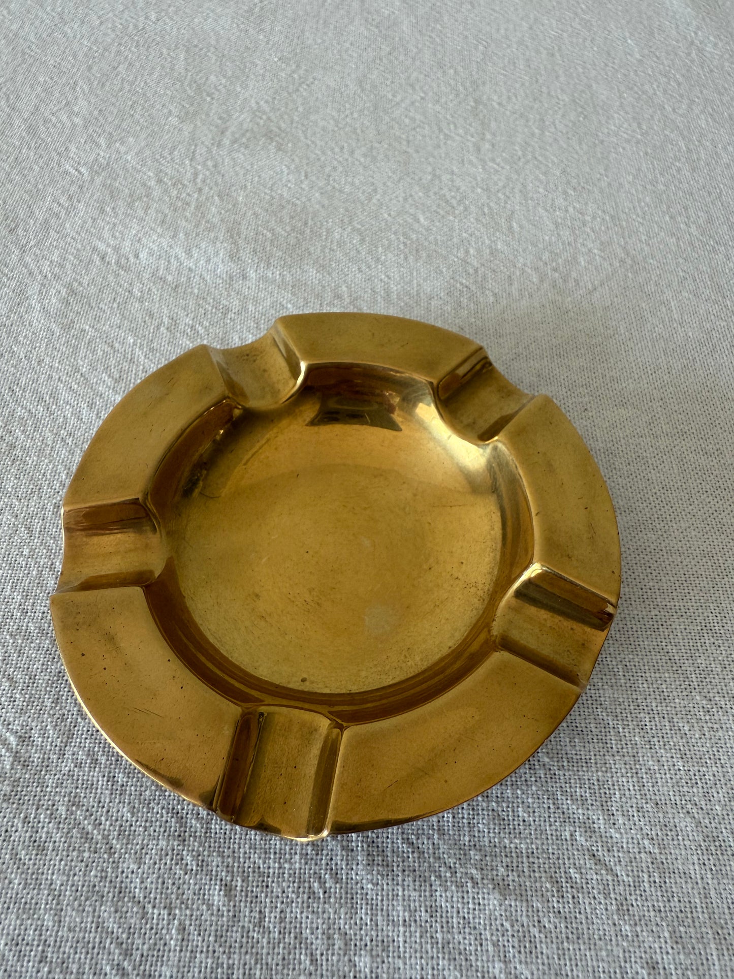 20's antique brass mini tray