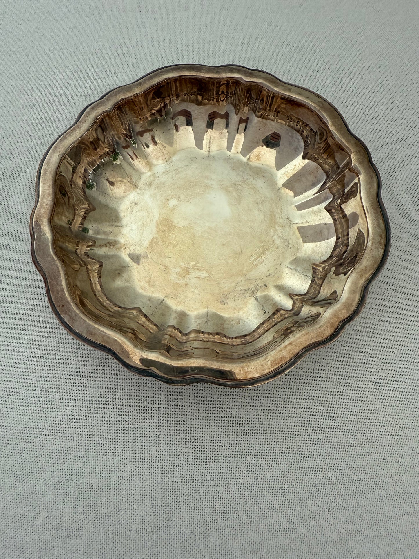 Silver plated dish