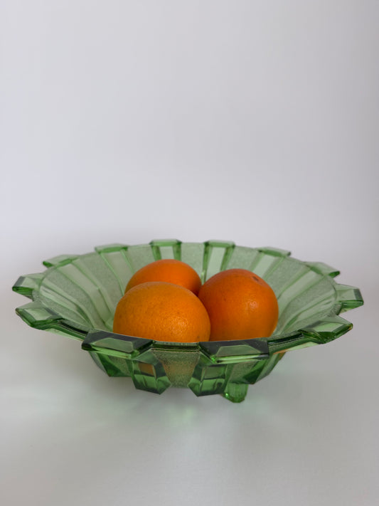 Stolzle art deco bowl