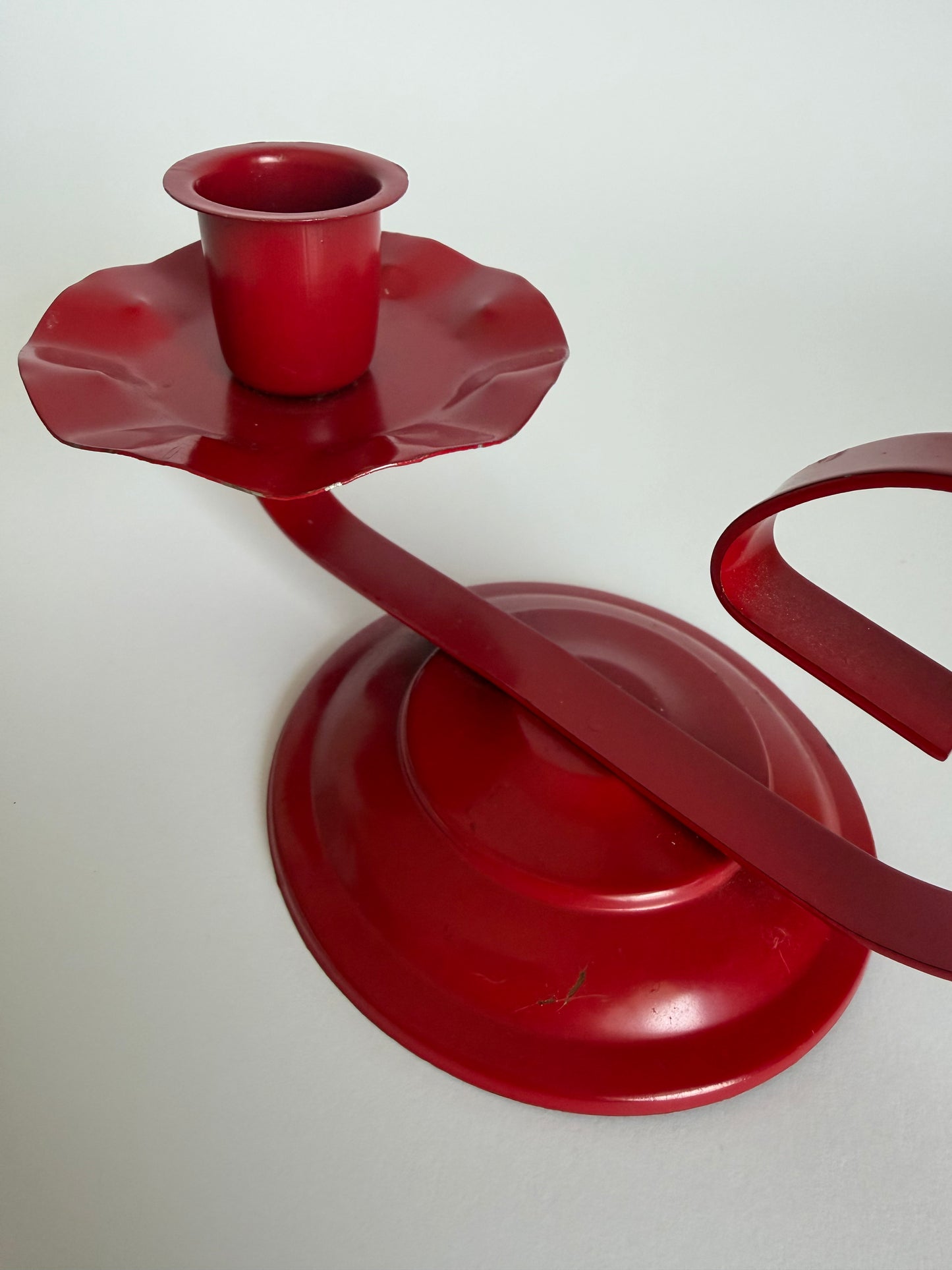 Chamberstick candle holder