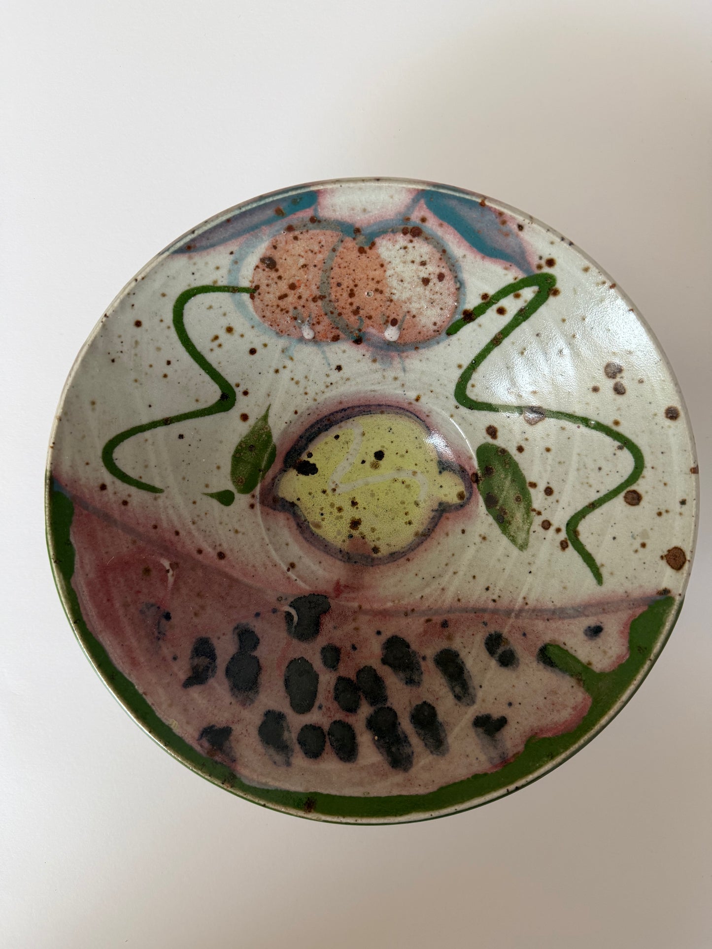 Abstract lemon bowl
