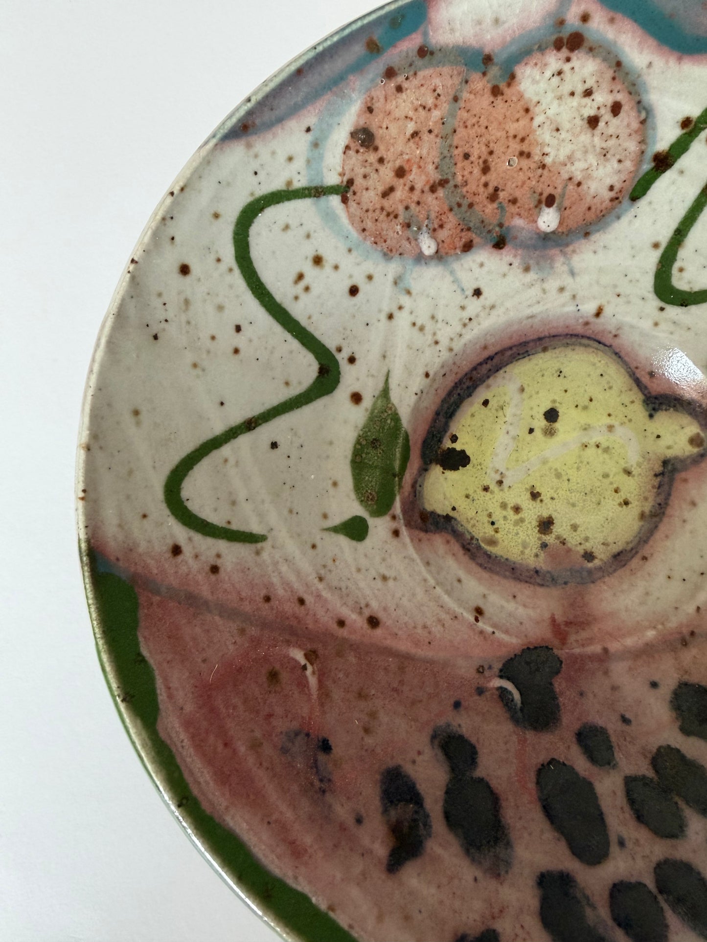 Abstract lemon bowl