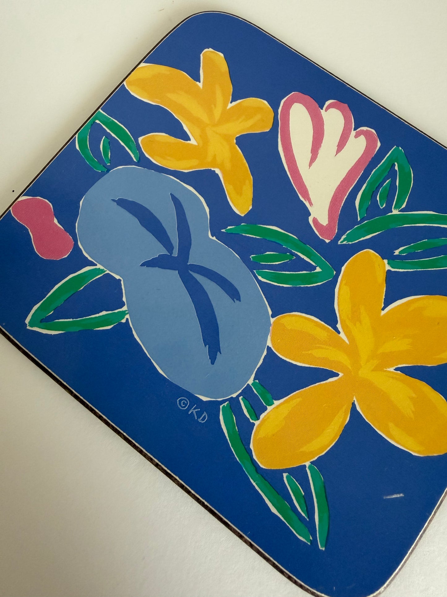 Floral coasters