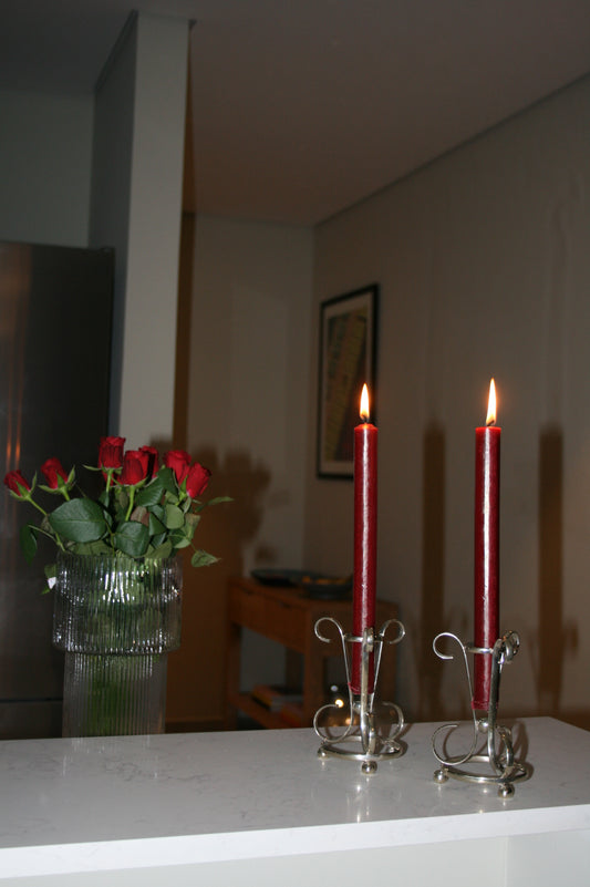 Decorative candle vessels