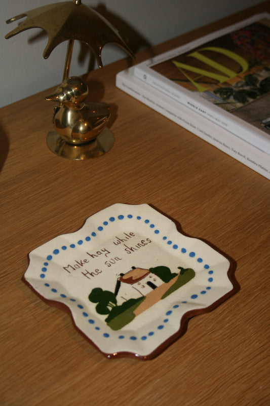 Watcombe pottery trinket tray