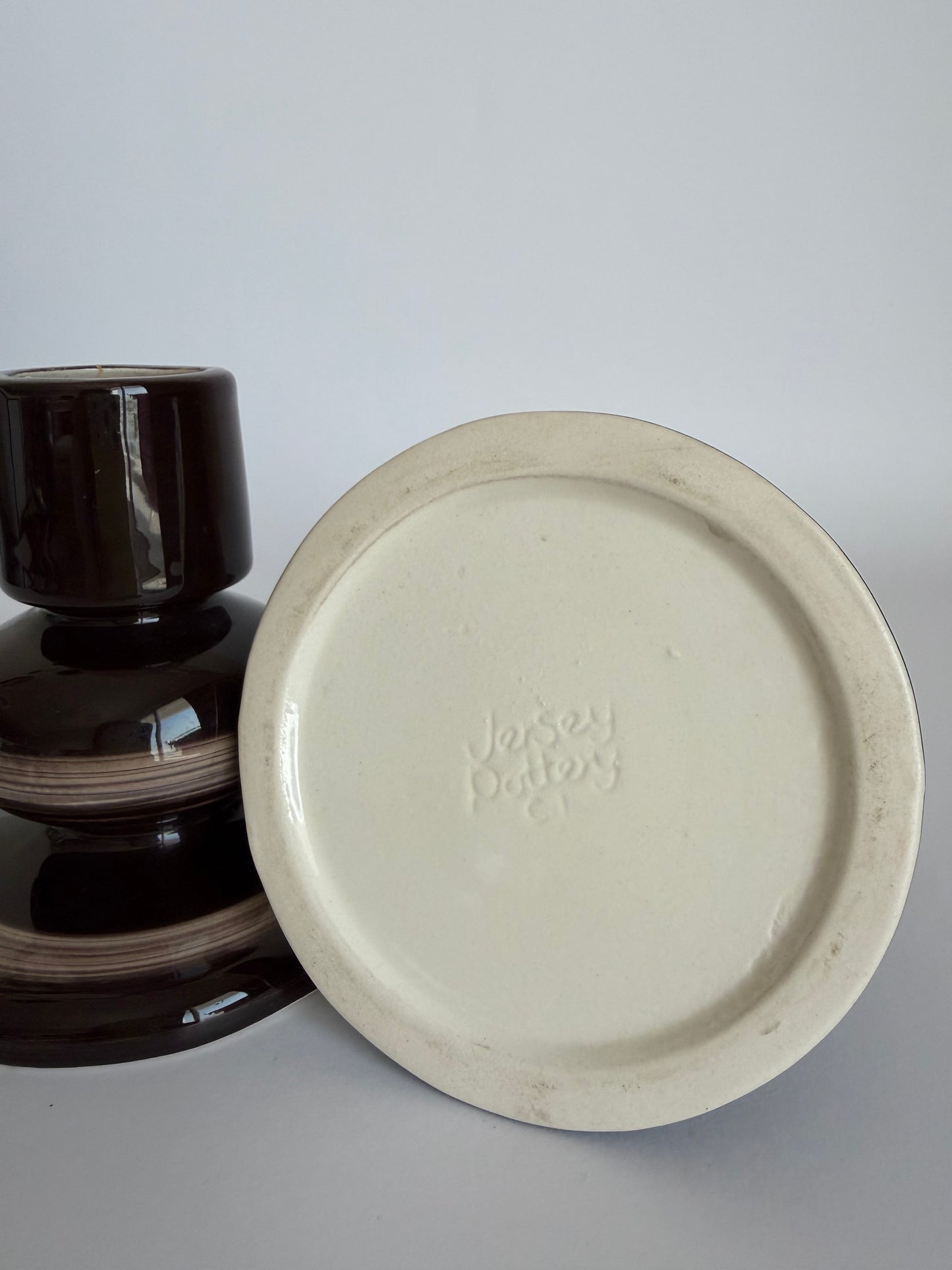 Jersey Pottery candle holders