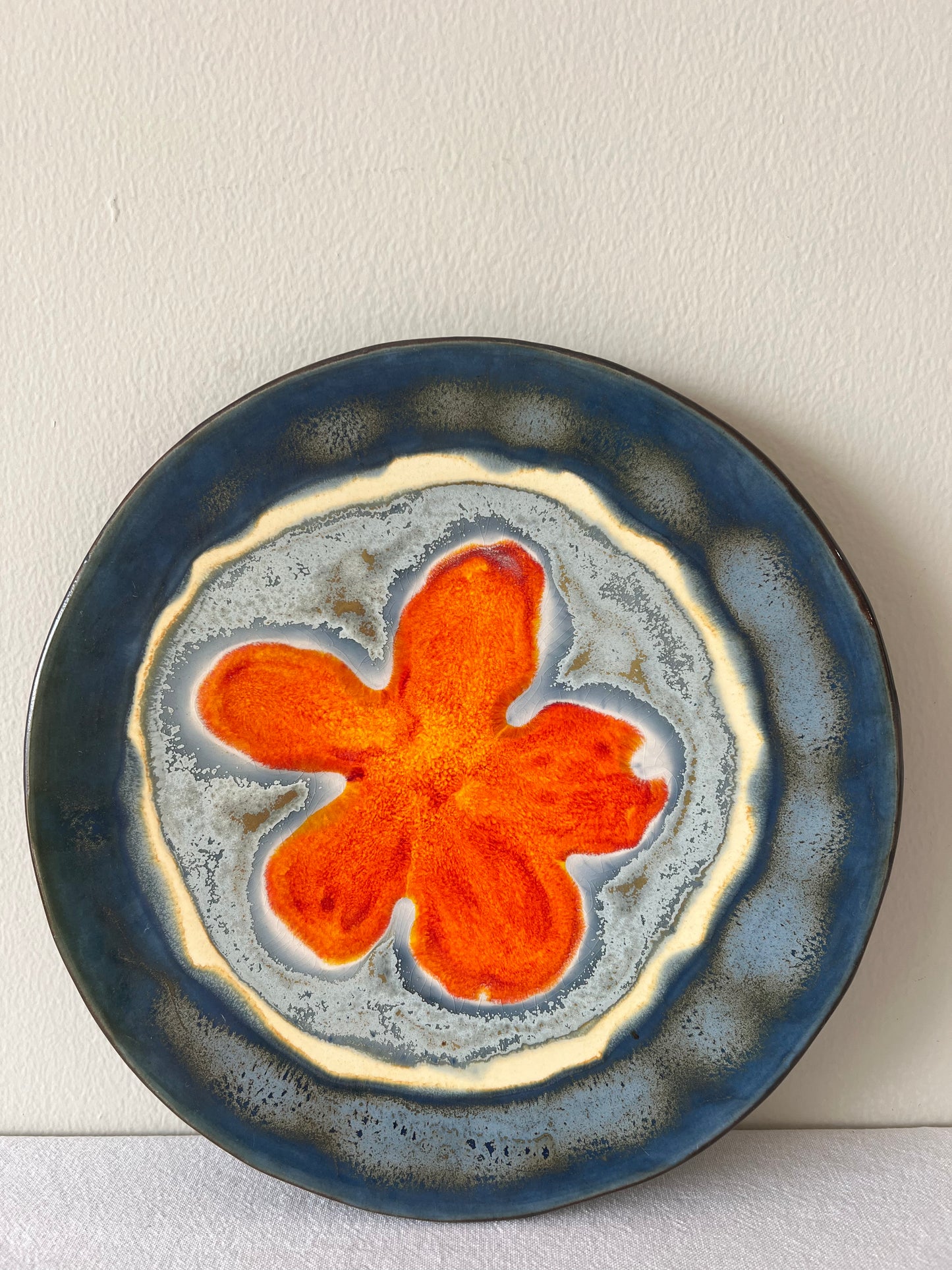 Portuguese floral plate