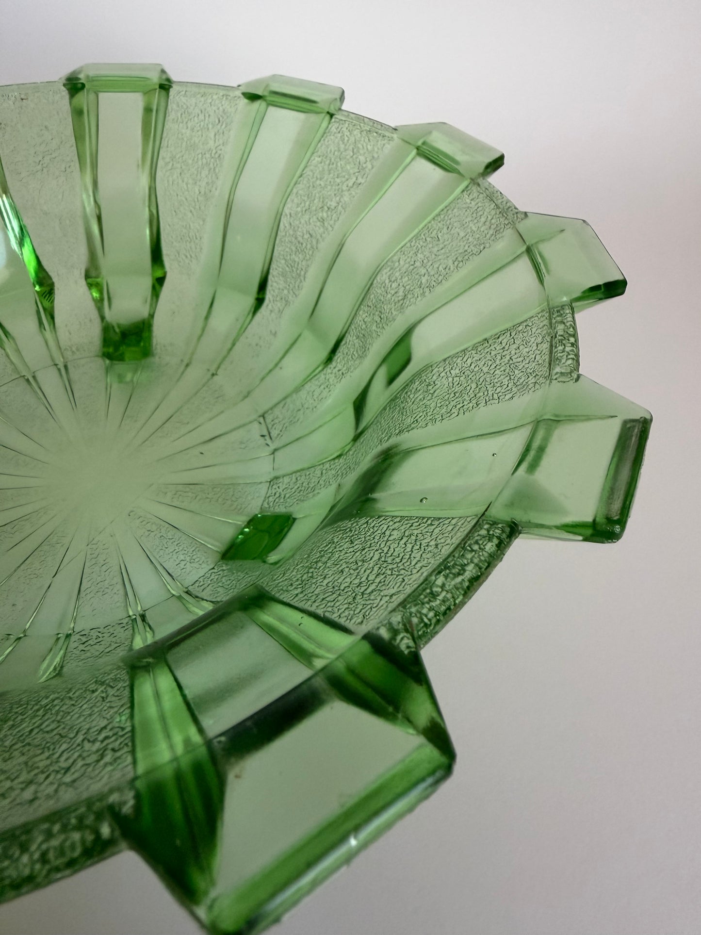 Stolzle art deco bowl