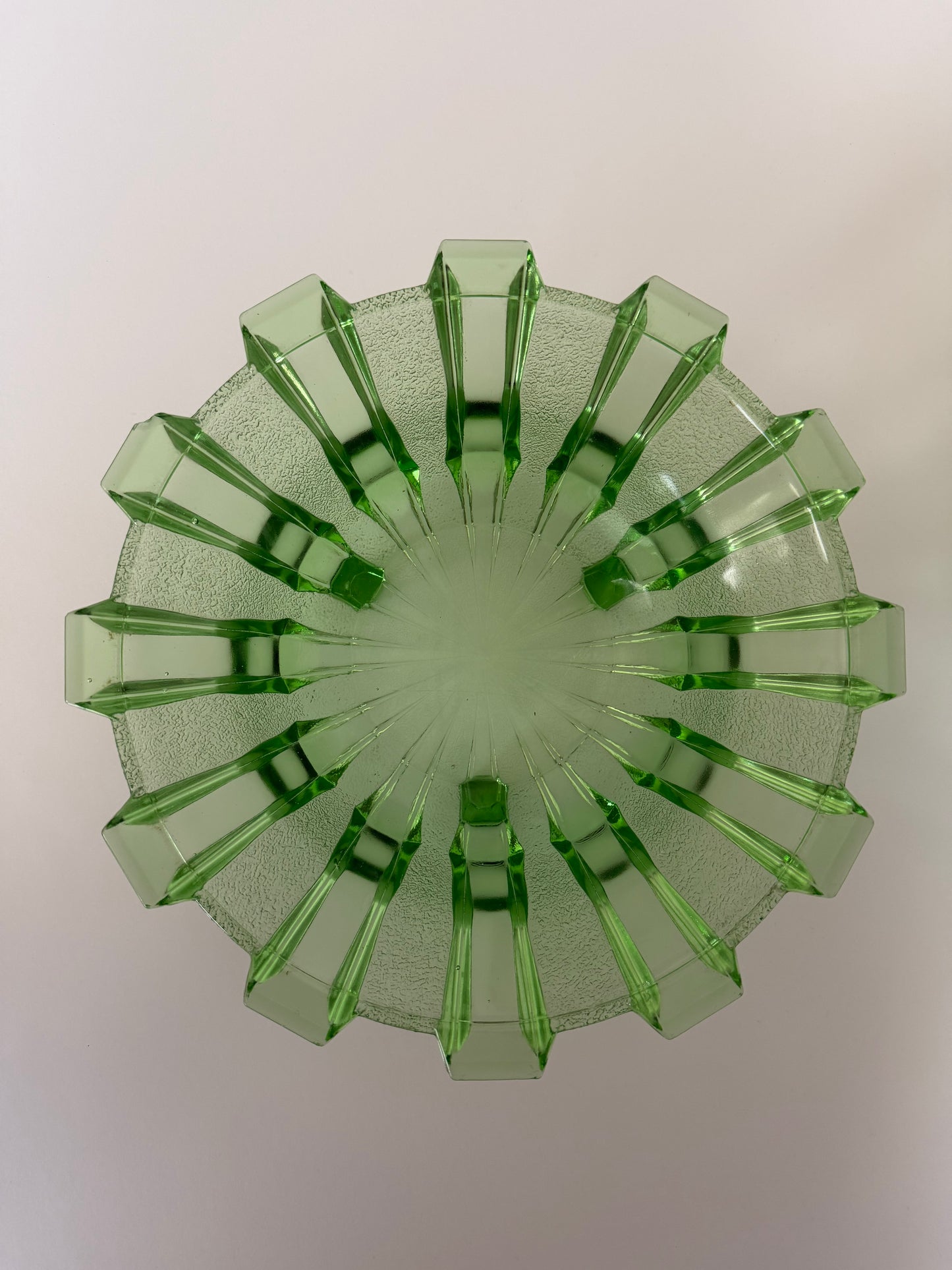 Stolzle art deco bowl