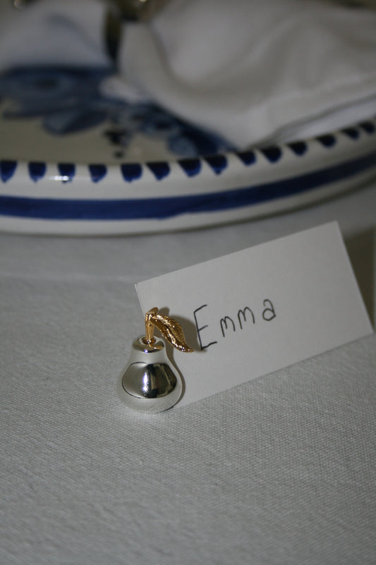 Pear name card holders