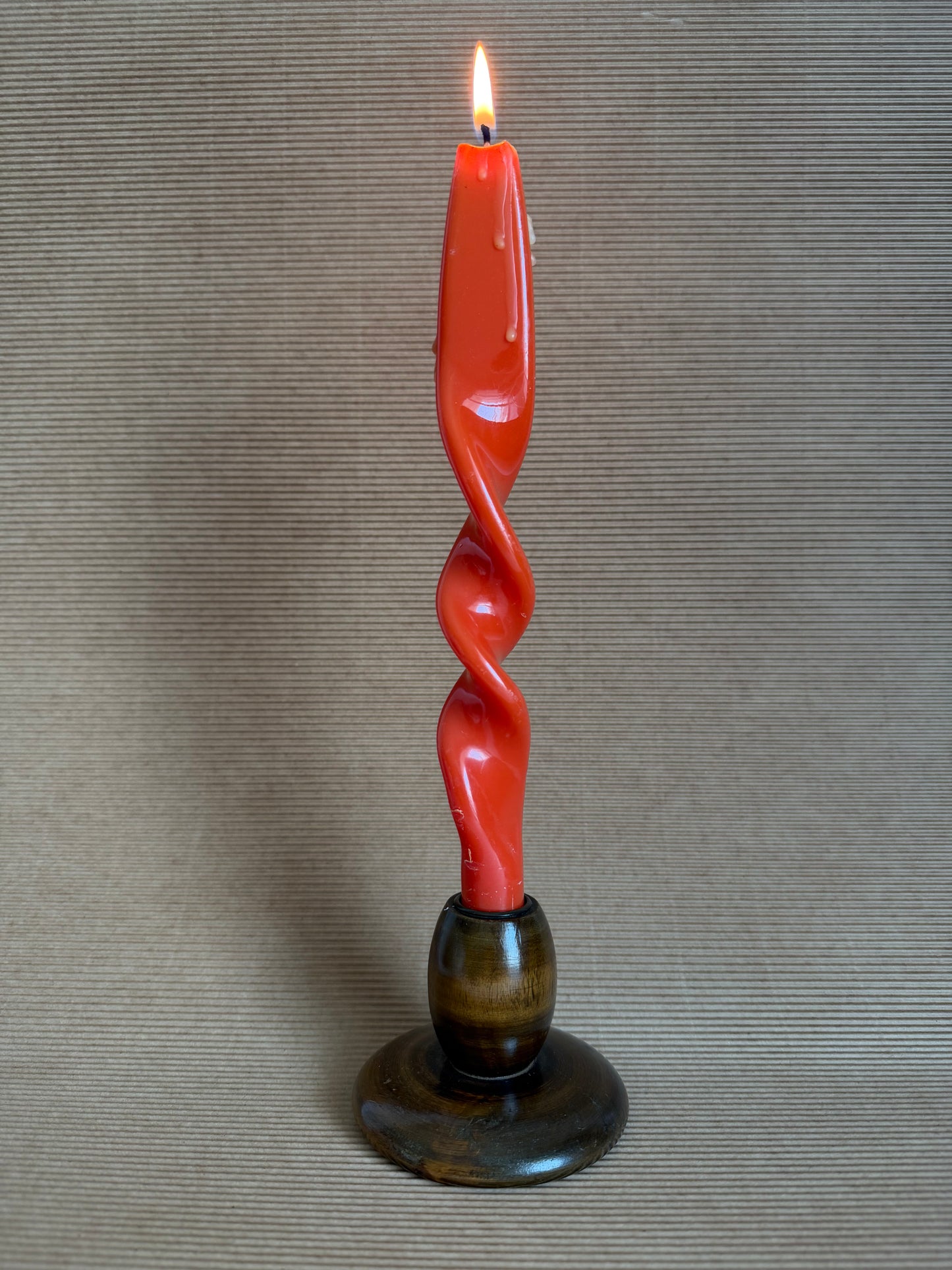 Wooden candle holders