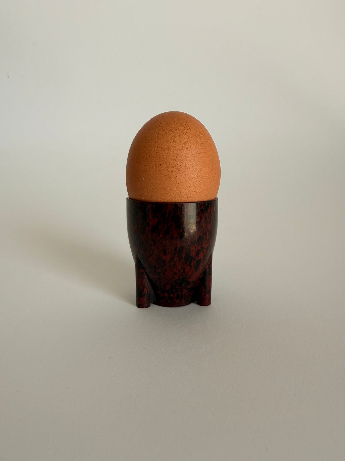 Cherry speckled egg cup