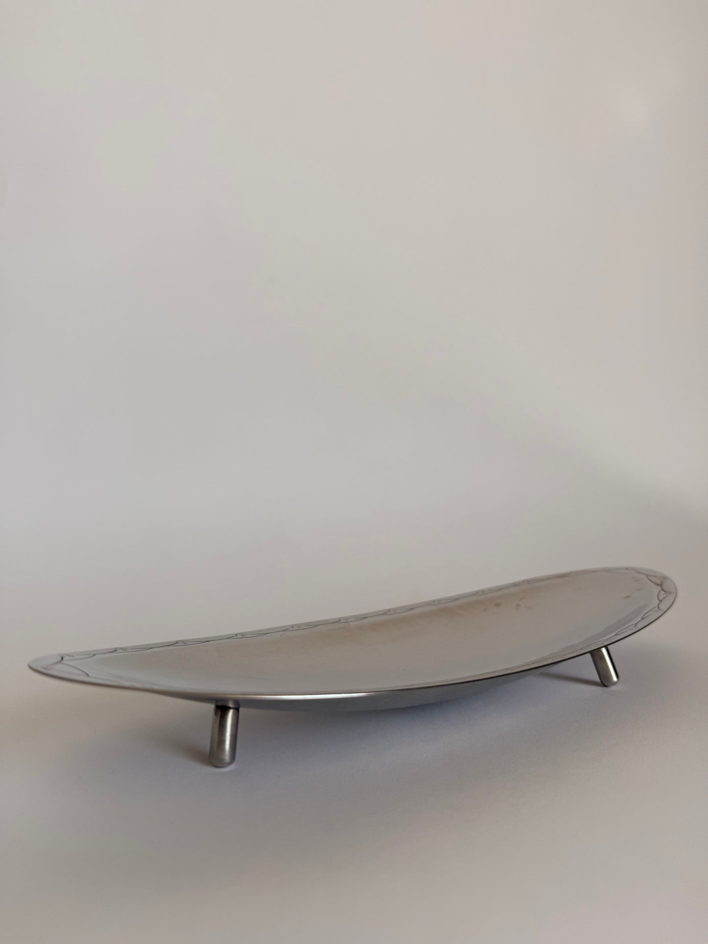 LRI Borrowdale hand beaten stainless steel dish